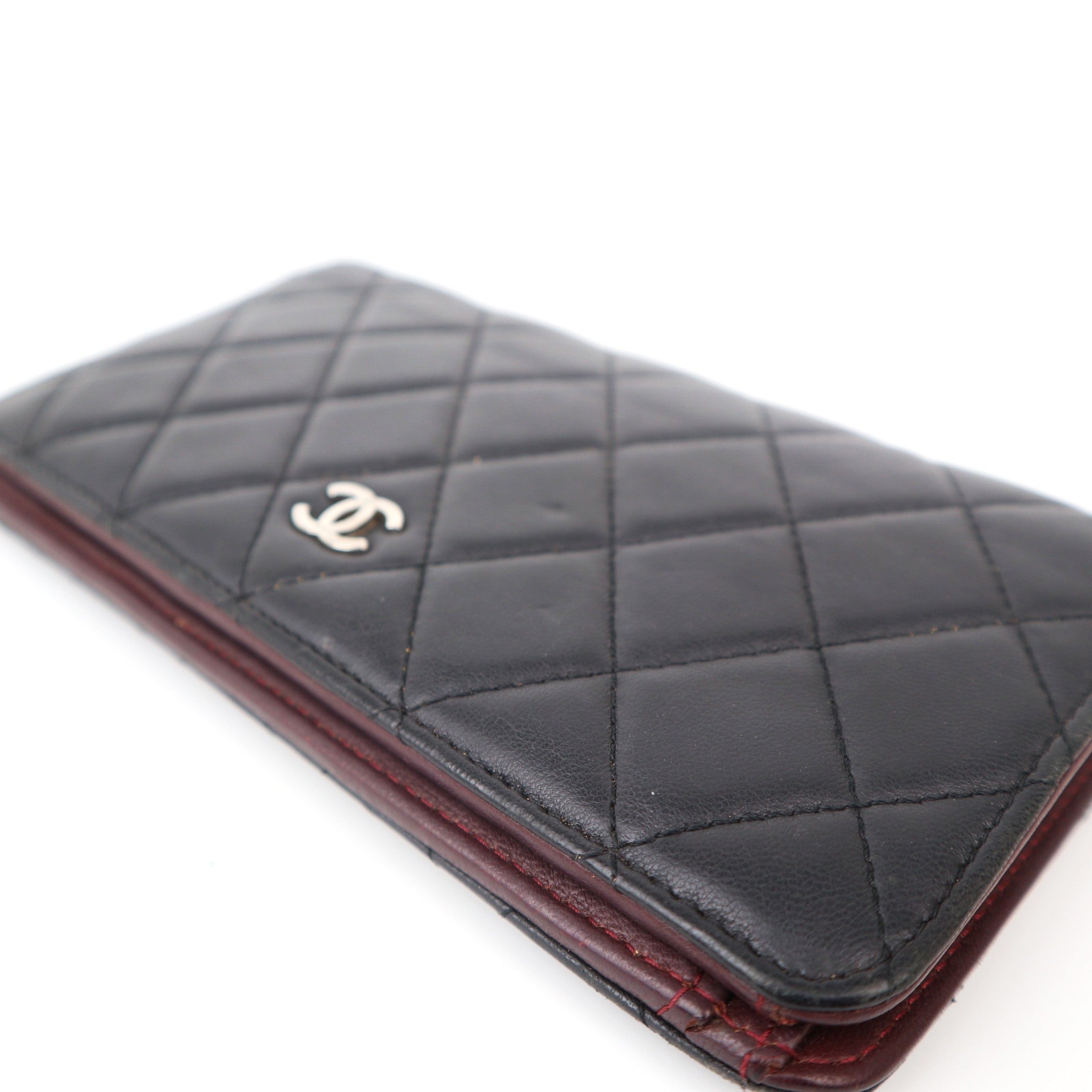 C1078 Chanel Lambskin Timeless Classic Long Wallet-Pre Owned