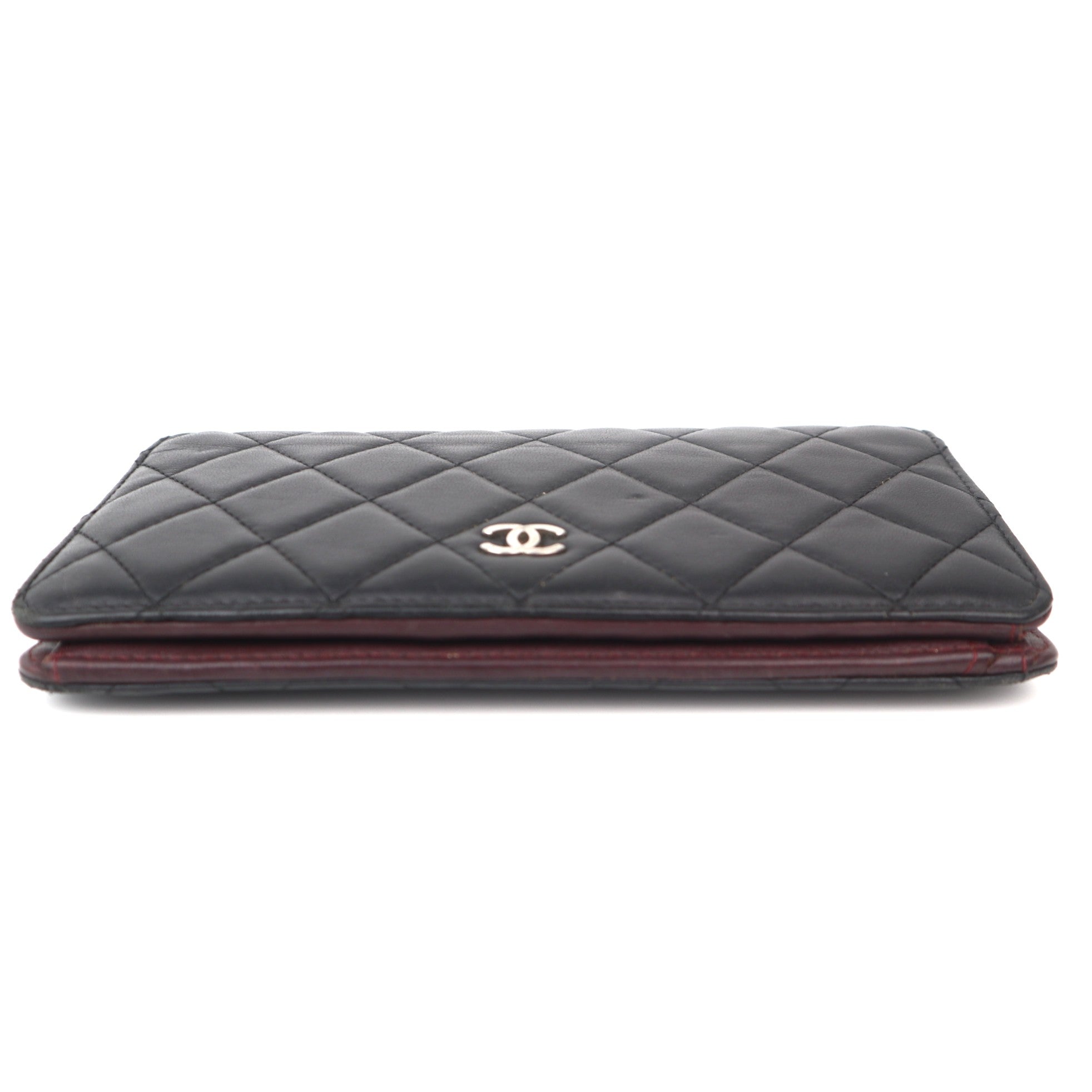 C1078 Chanel Lambskin Timeless Classic Long Wallet-Pre Owned