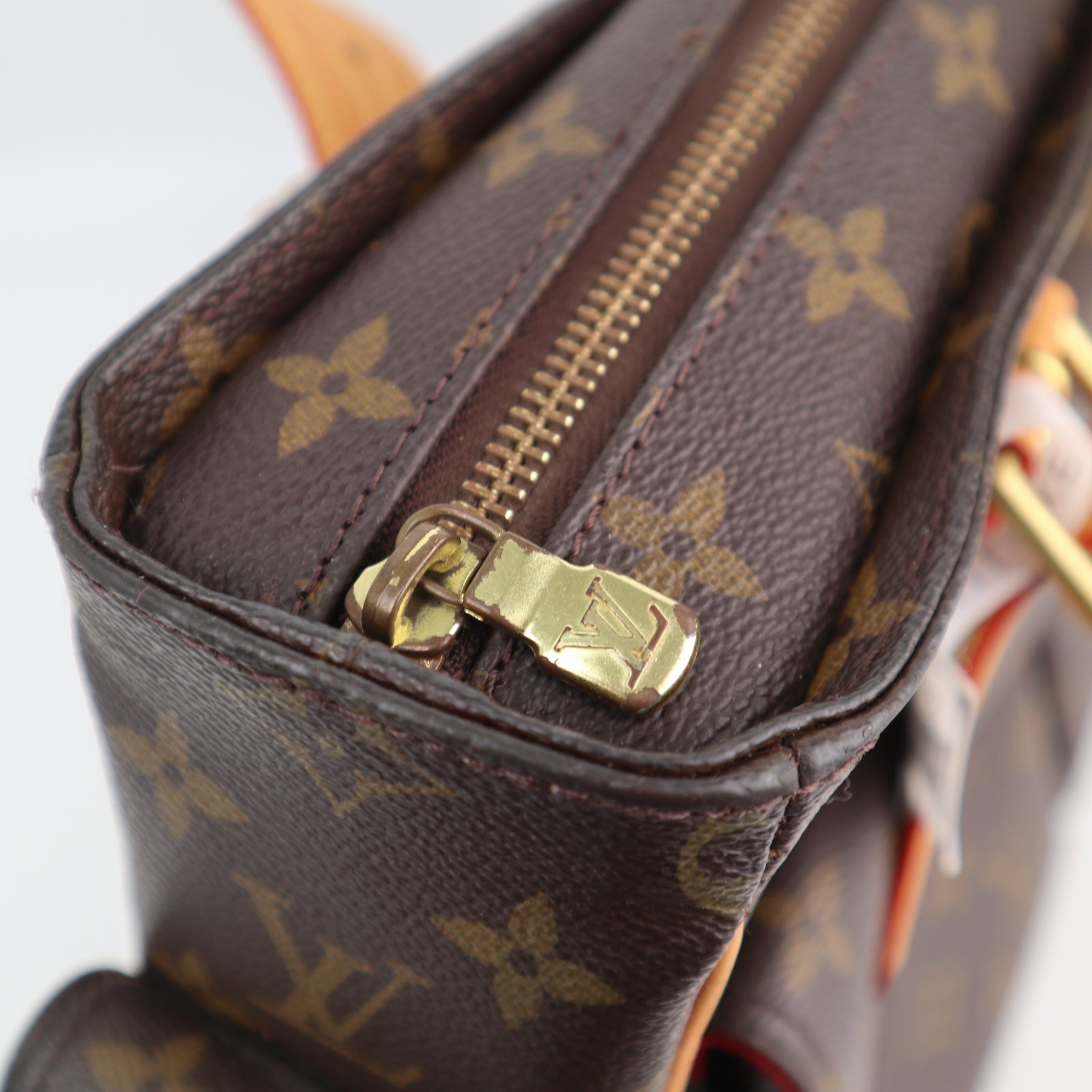 Louis Vuitton Monogram Canvas Multipli Cité Shoulder Bag C1640R | Pre-Owned Excellent Brown Monogram Canvas