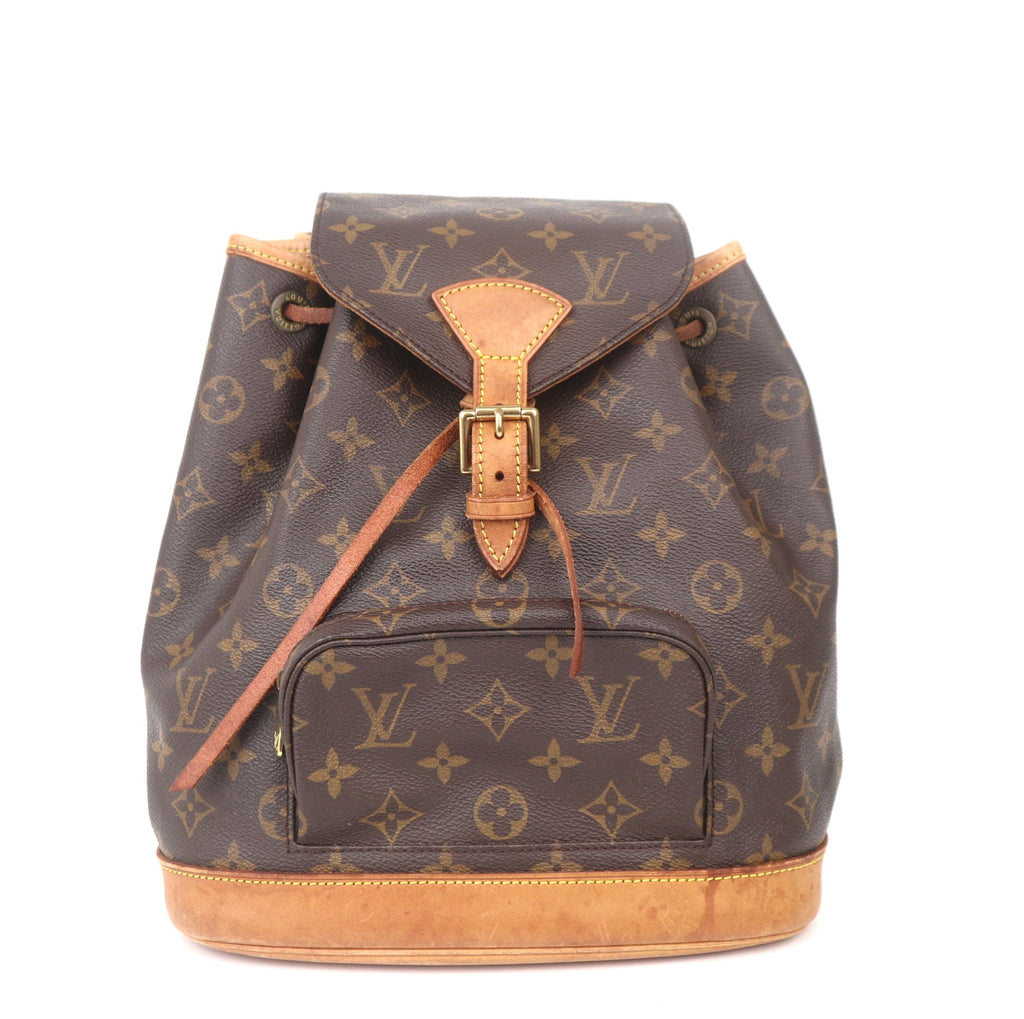 C1079 Louis Vuitton Monogram Montsouris MM Backpack – Pre Owned