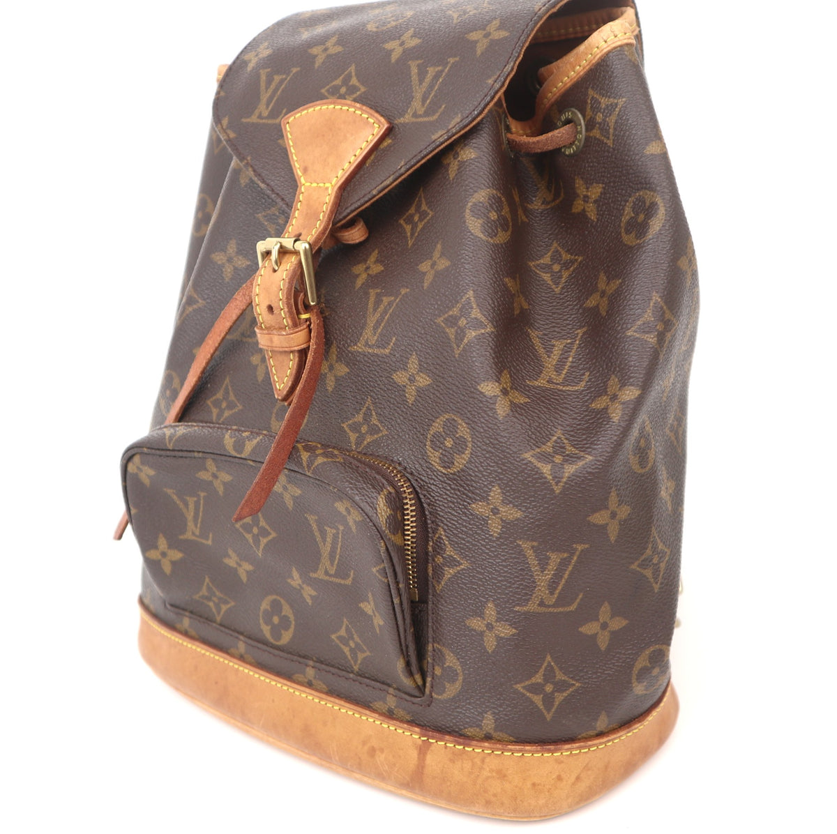 C1079 Louis Vuitton Monogram Montsouris MM Backpack – Pre Owned