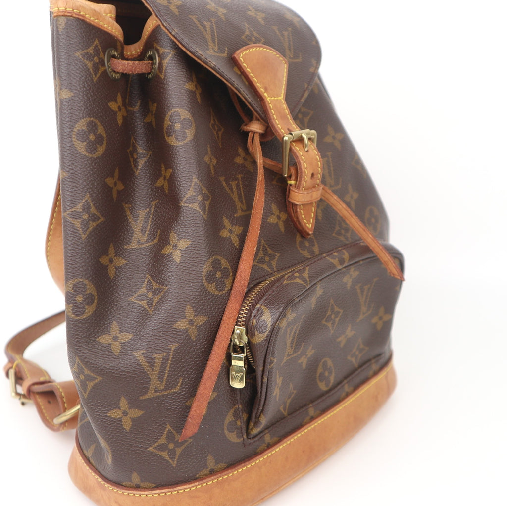 C1079 Louis Vuitton Monogram Montsouris MM Backpack – Pre Owned