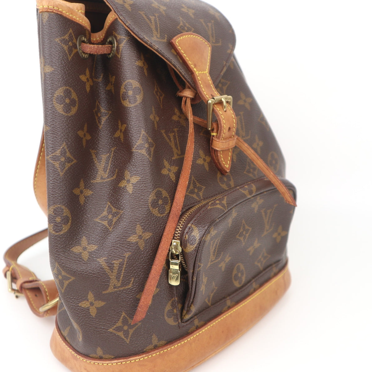 C1079 Louis Vuitton Monogram Montsouris MM Backpack – Pre Owned