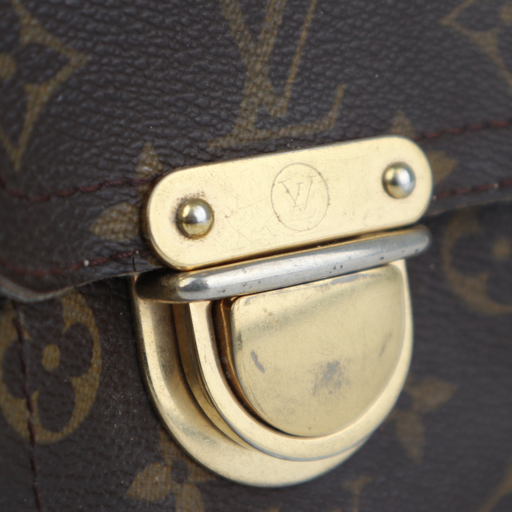 Louis Vuitton Monogram Canvas Hudson GM Shoulder Bag C1641R | Pre-Owned Excellent Brown Monogram Canvas