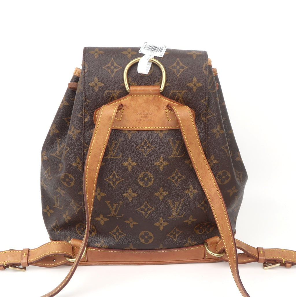 C1079 Louis Vuitton Monogram Montsouris MM Backpack – Pre Owned