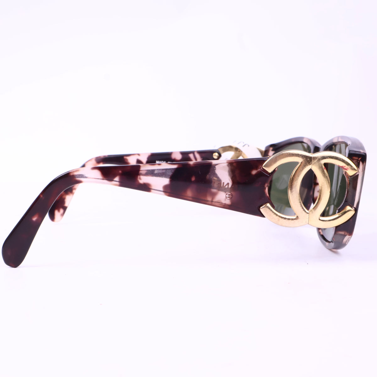 J2875 Chanel Sunglasses Butterfly Sunglasses CH5557 Brown | Pre-Owned Brown Acetate / Metal