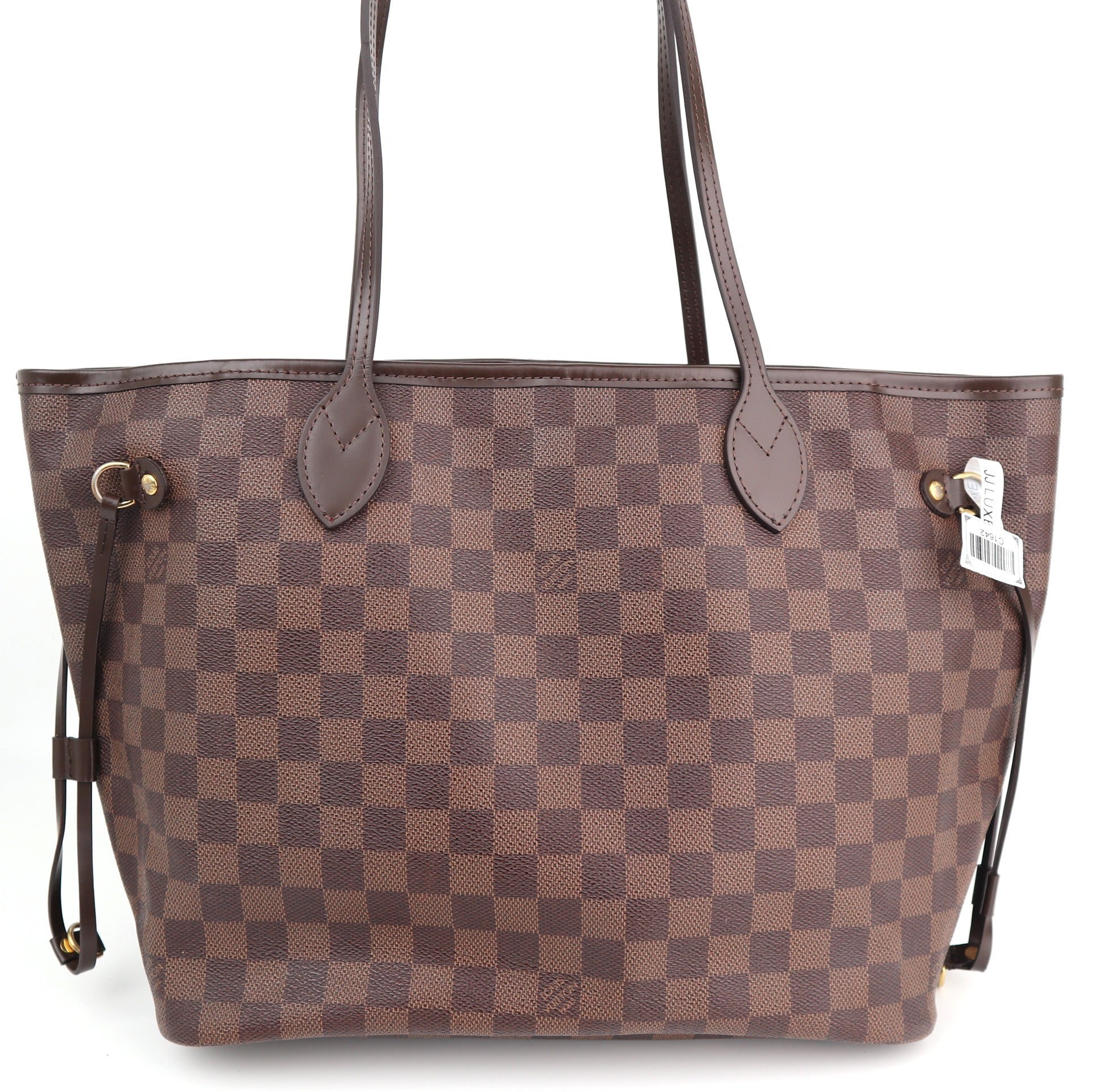 Louis Vuitton Damier Ebene Neverfull MM Shoulder Bag C1642R | Pre-Owned Excellent Brown Damier Ebene Canvas