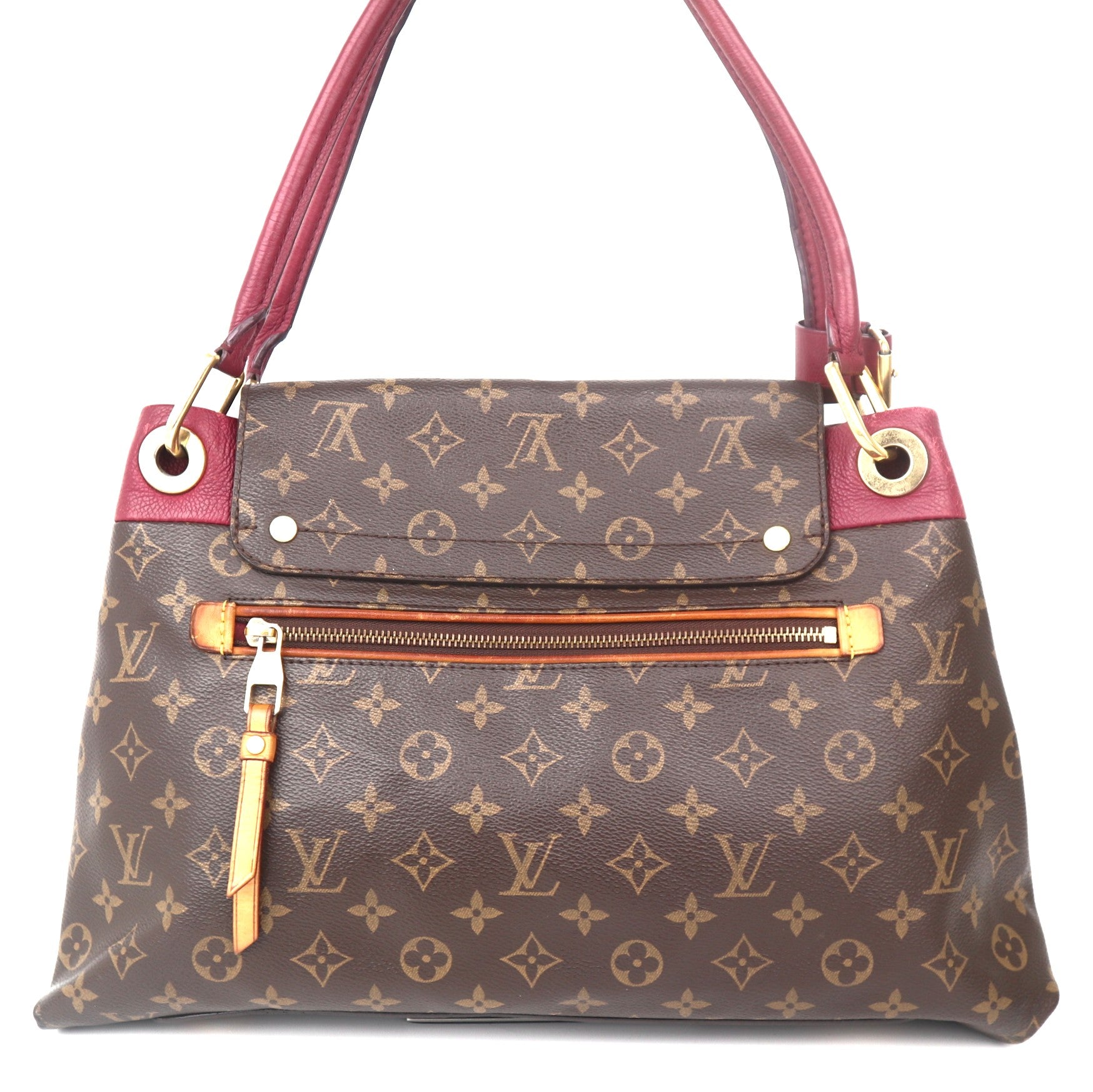 C1080 Louis Vuitton Bordeaux Monogram Canvas Olympe Bag-Pre Owned