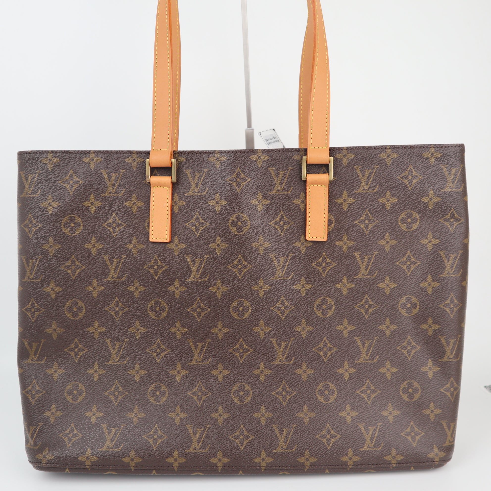 C2510R Louis Vuitton Tote Bag Luco Monogram Tote | Pre-Owned Excellent Brown Monogram Canvas