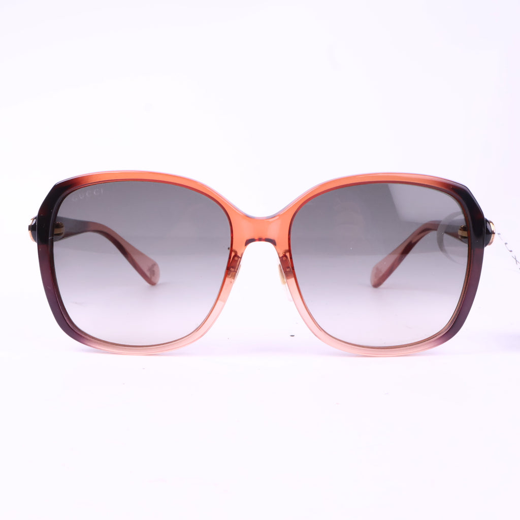 J2871 Gucci Sunglasses GG Sunglasses Red-Violet | Pre-Owned Red-Violet Canvas, Acetate / Metal/GG