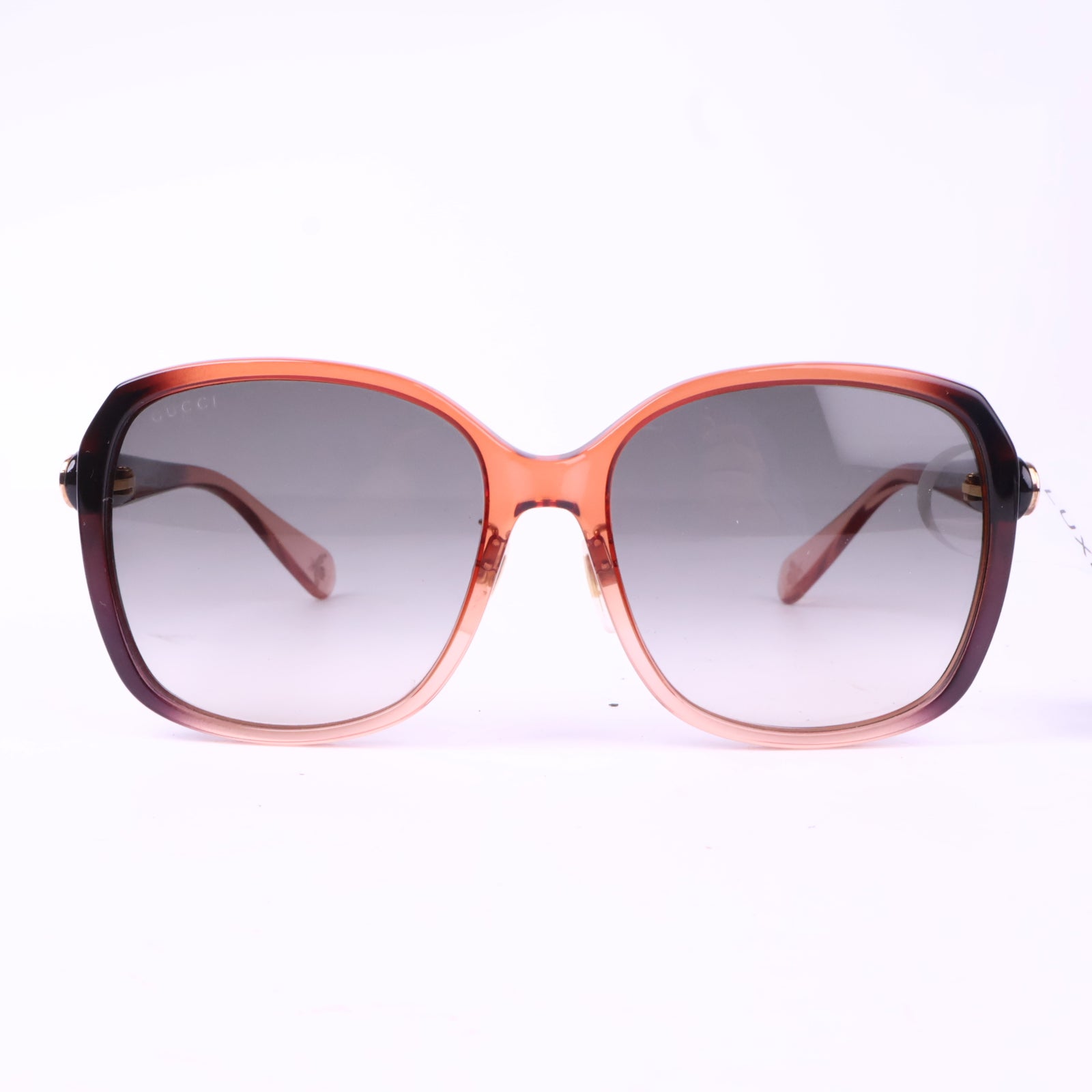 J2871 Gucci Sunglasses GG Sunglasses Red-Violet | Pre-Owned Red-Violet Canvas, Acetate / Metal/GG
