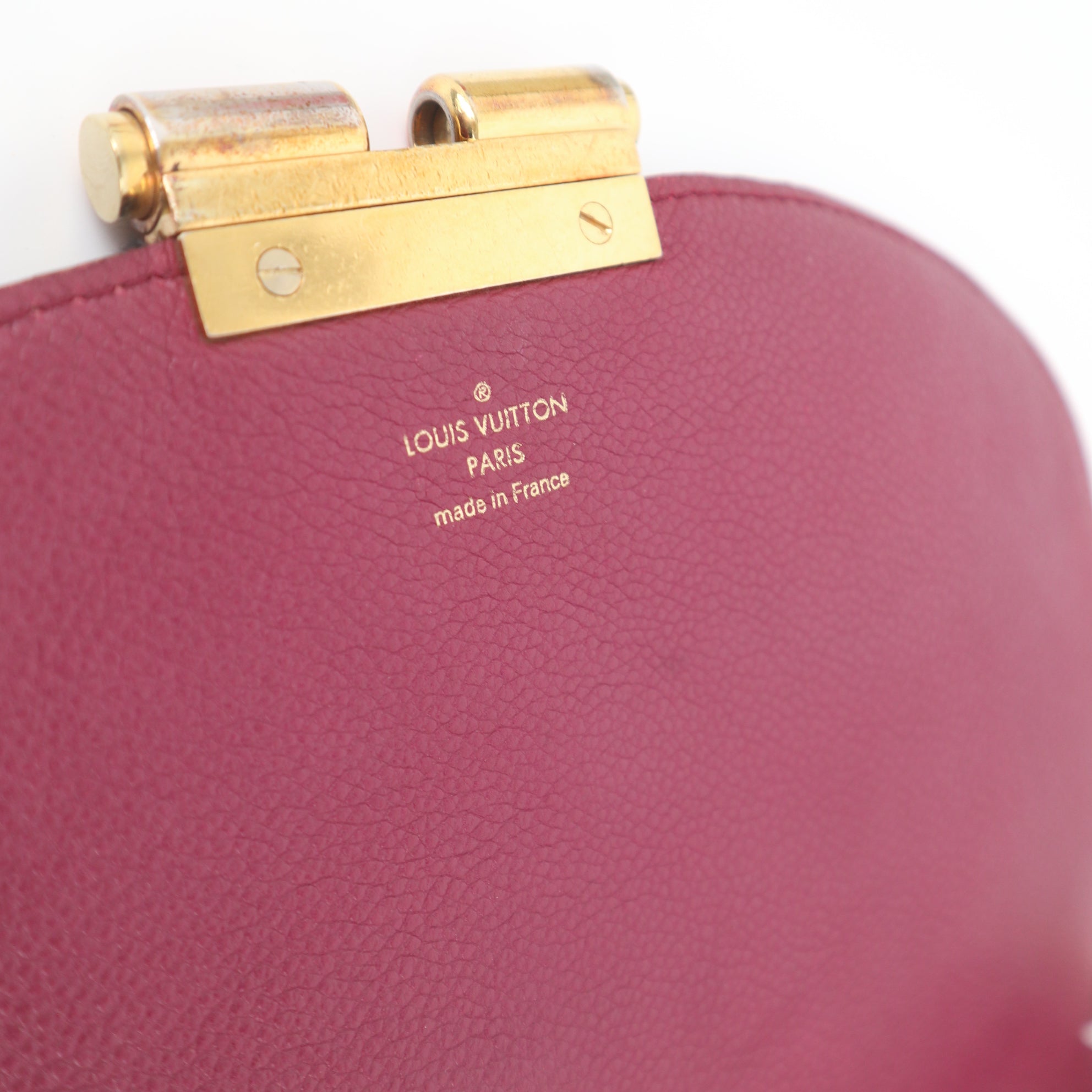 C1080 Louis Vuitton Bordeaux Monogram Canvas Olympe Bag-Pre Owned