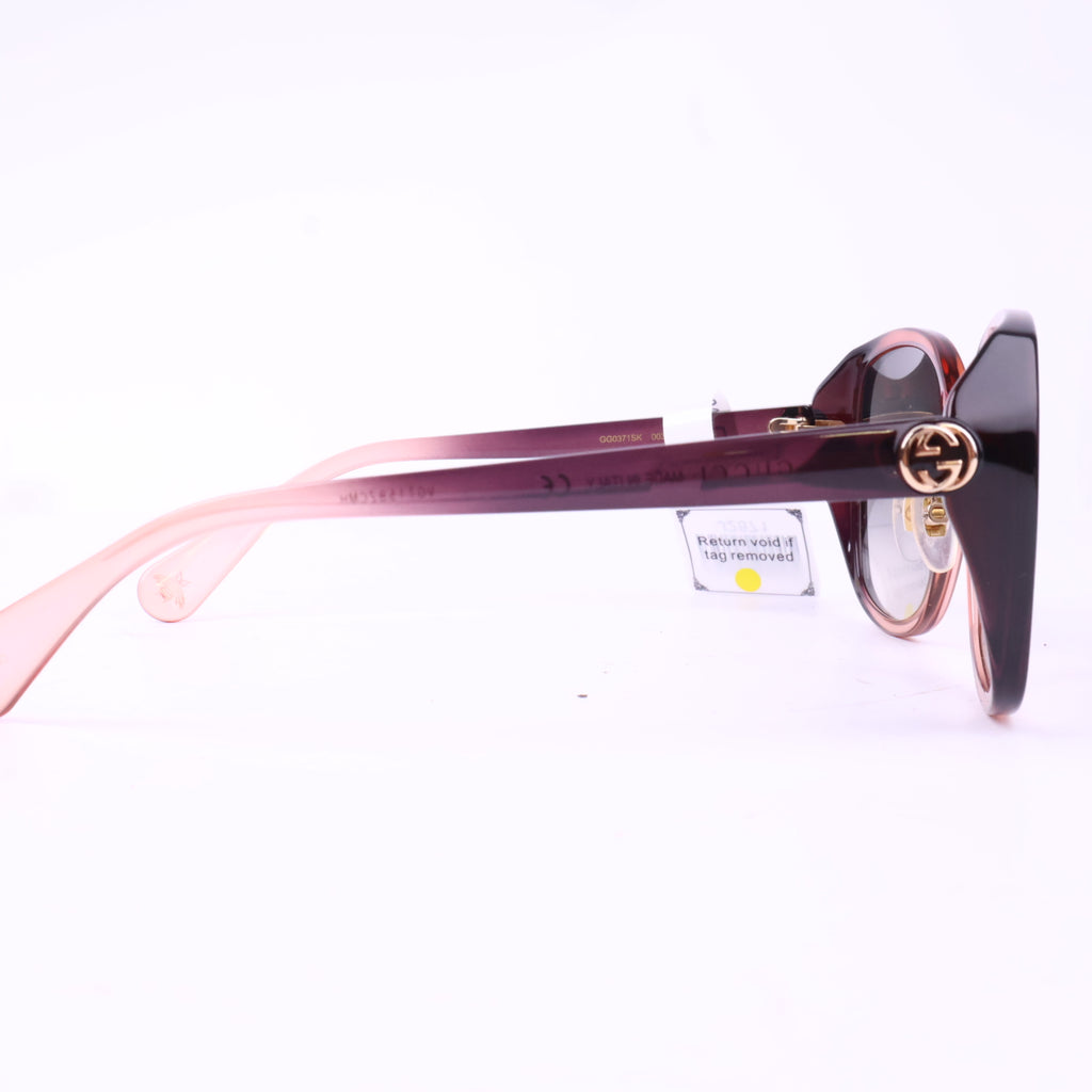 J2871 Gucci Sunglasses GG Sunglasses Red-Violet | Pre-Owned Red-Violet Canvas, Acetate / Metal/GG