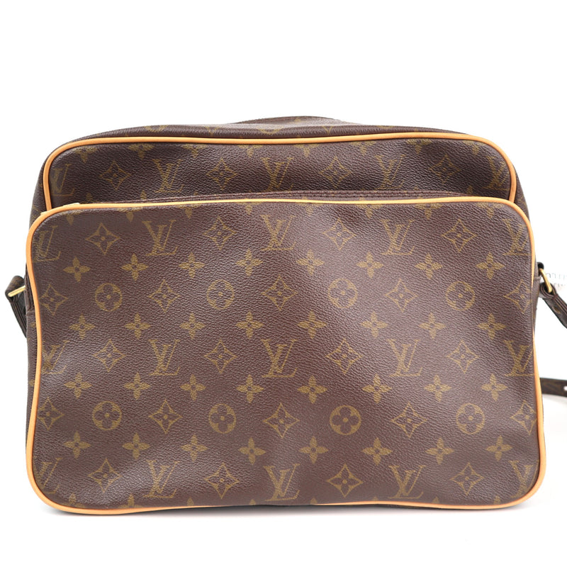 Louis Vuitton Monogram Reporter GM Shoulder Bag C1645R | Pre-Owned Very Good Brown Monogram Canvas