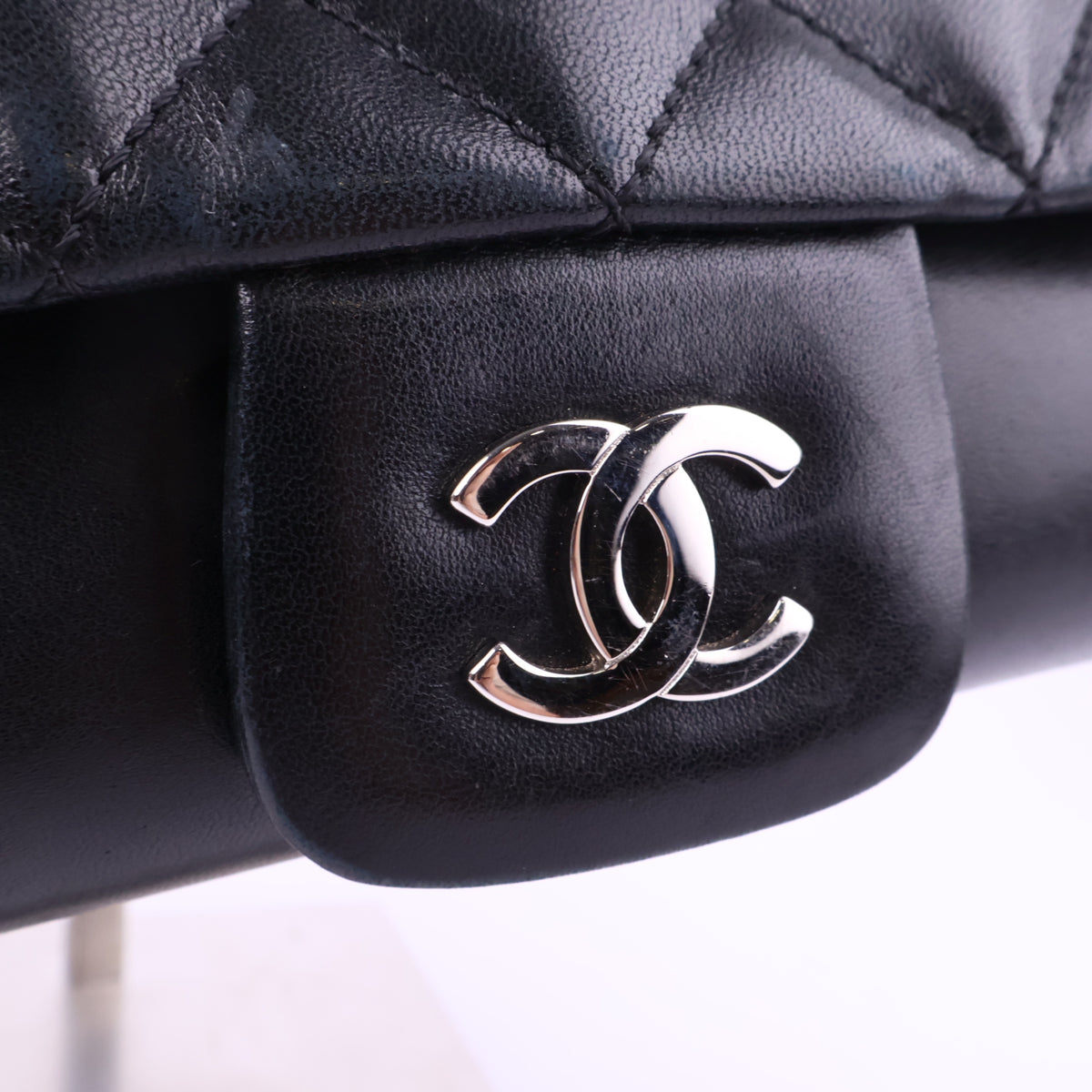 J2845 Chanel Shoulder Bag Lambskin Accordion Shoulder Bag | Pre-Owned  Leather