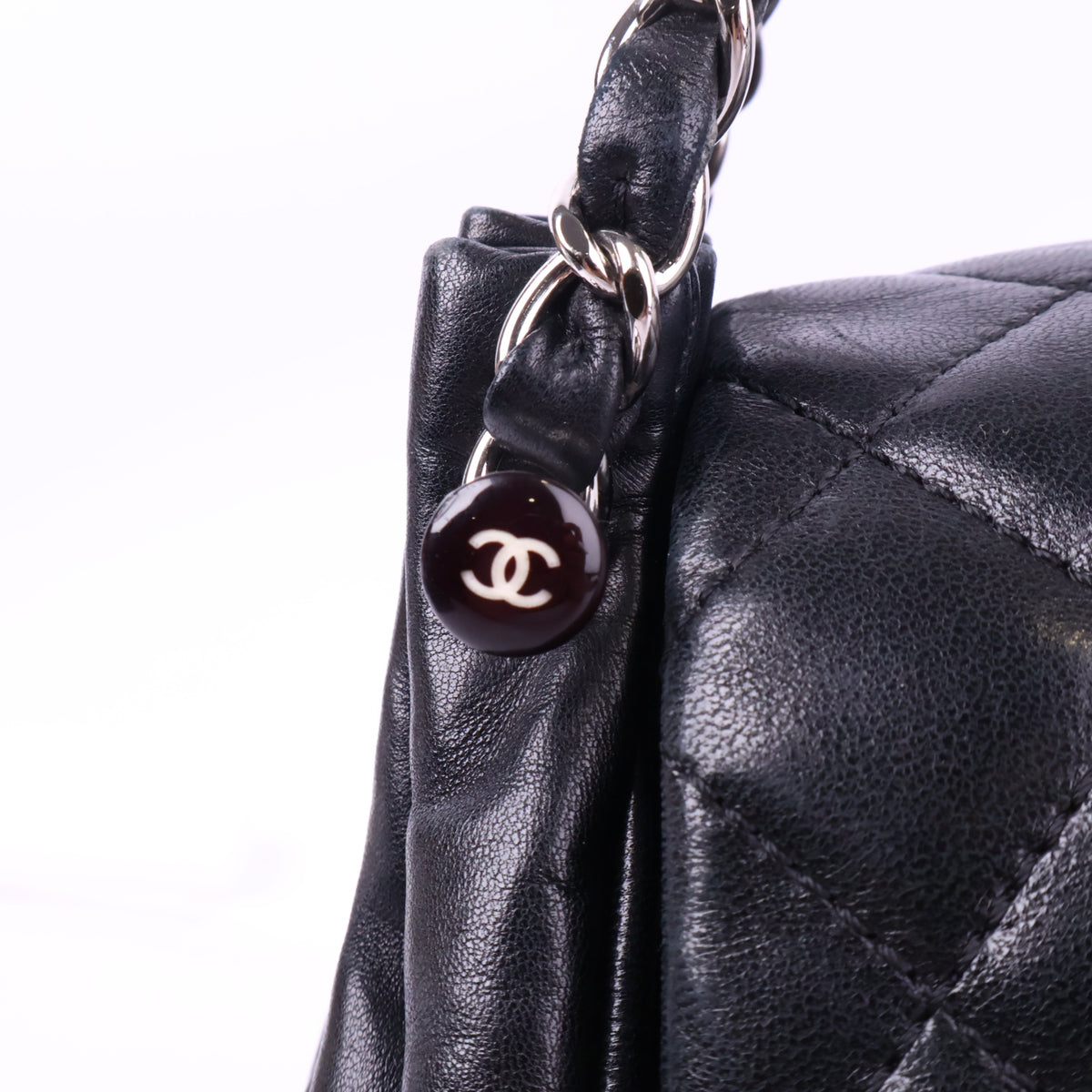 J2845 Chanel Shoulder Bag Lambskin Accordion Shoulder Bag | Pre-Owned  Leather
