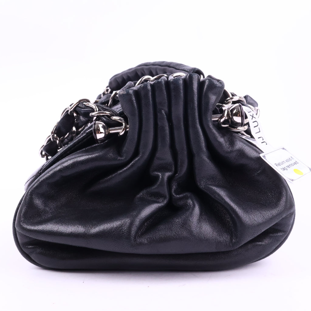 J2845 Chanel Shoulder Bag Lambskin Accordion Shoulder Bag | Pre-Owned  Leather