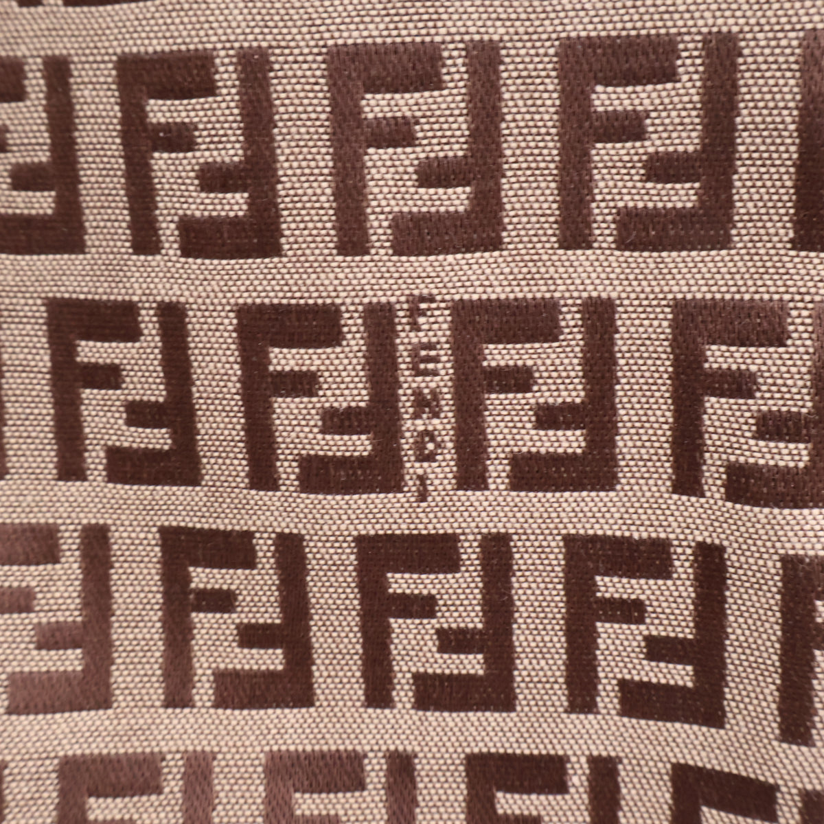 J2844 Fendi Shoulder Bag Brown Zucca Cancas Mamma Baguette handbag | Pre-Owned Brown Canvas FF Monogram