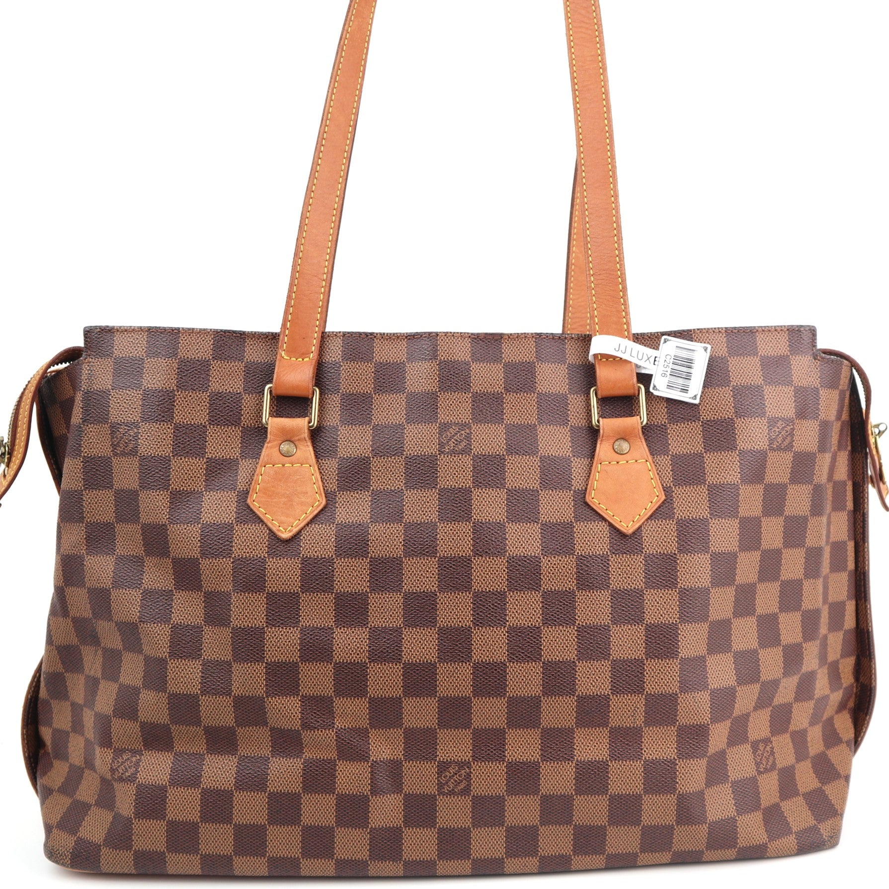 C2516 Louis Vuitton Shoulder Bag Centenaire Edition Damier Ebene Columbine | Pre-Owned Very Good Brown Damier Ebene Coated Canvas