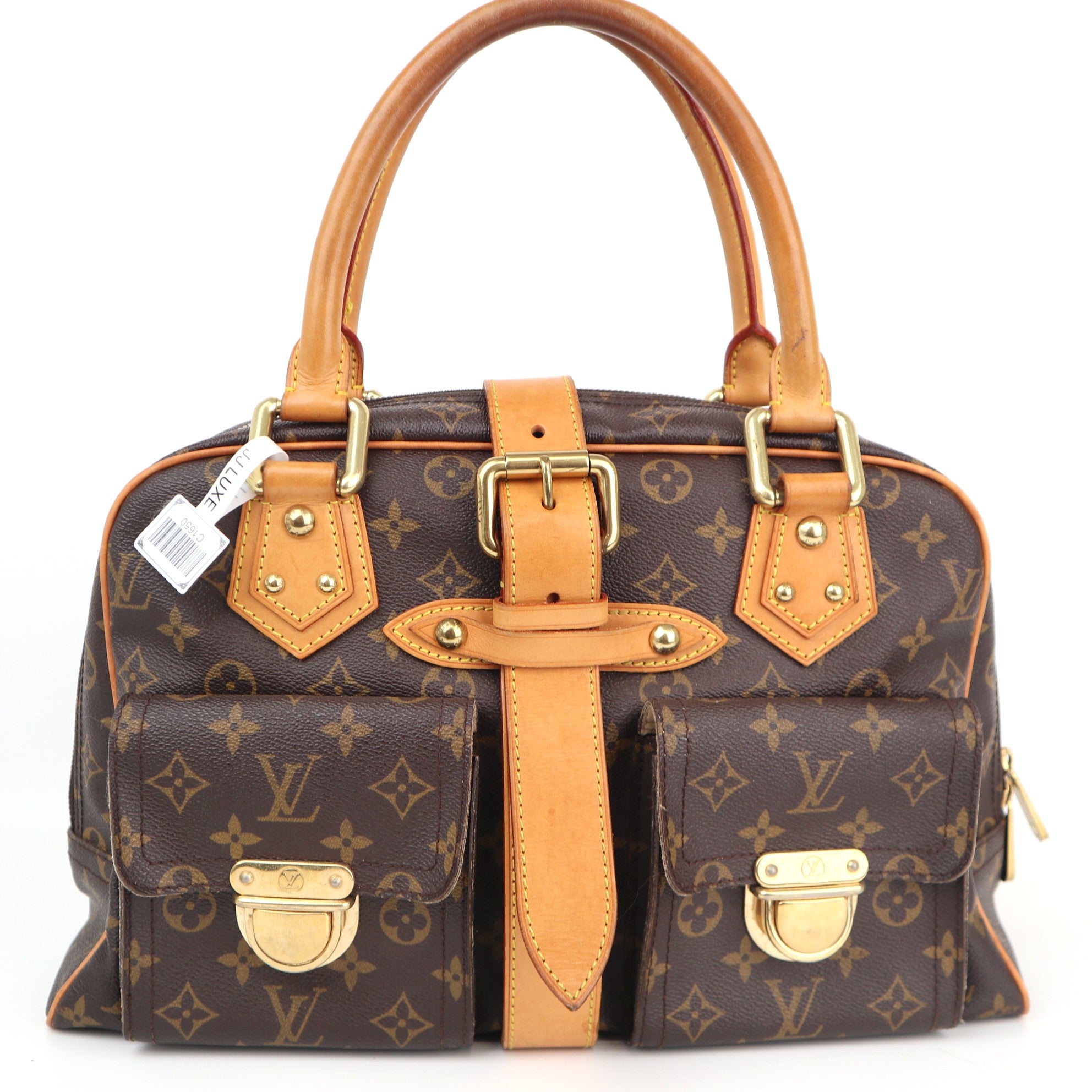 Louis Vuitton Monogram Canvas Manhattan GM Shoulder Bag C1650 | Pre-Owned Very Good Brown Monogram Canvas