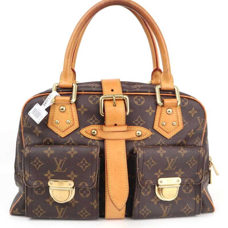 Louis Vuitton Monogram Canvas Manhattan GM Shoulder Bag C1650 | Pre-Owned Very Good Brown Monogram Canvas