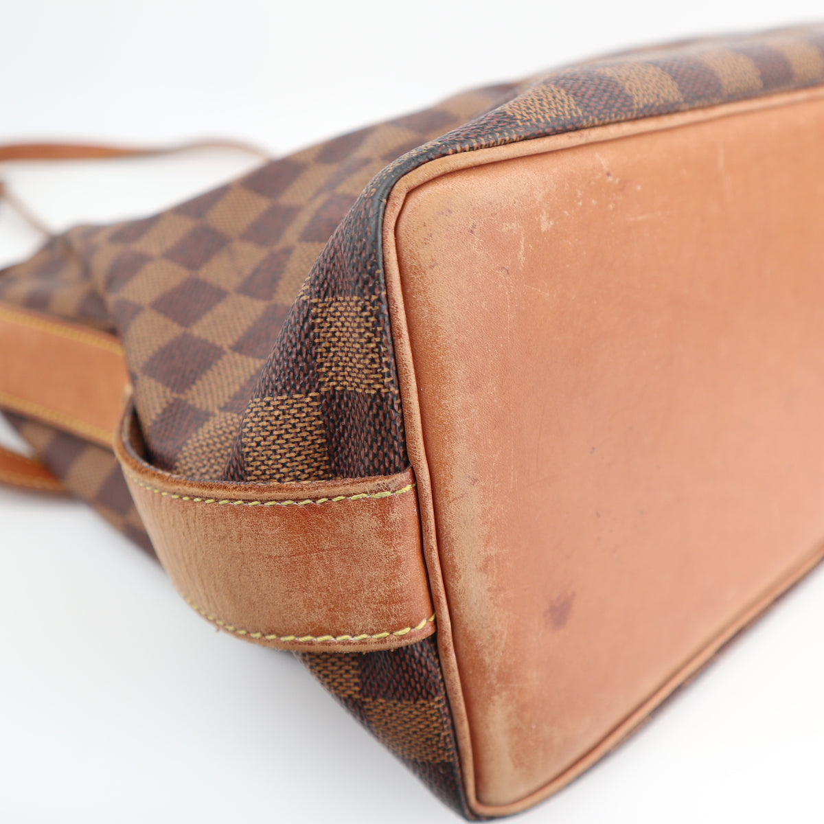 C2516 Louis Vuitton Shoulder Bag Centenaire Edition Damier Ebene Columbine | Pre-Owned Very Good Brown Damier Ebene Coated Canvas