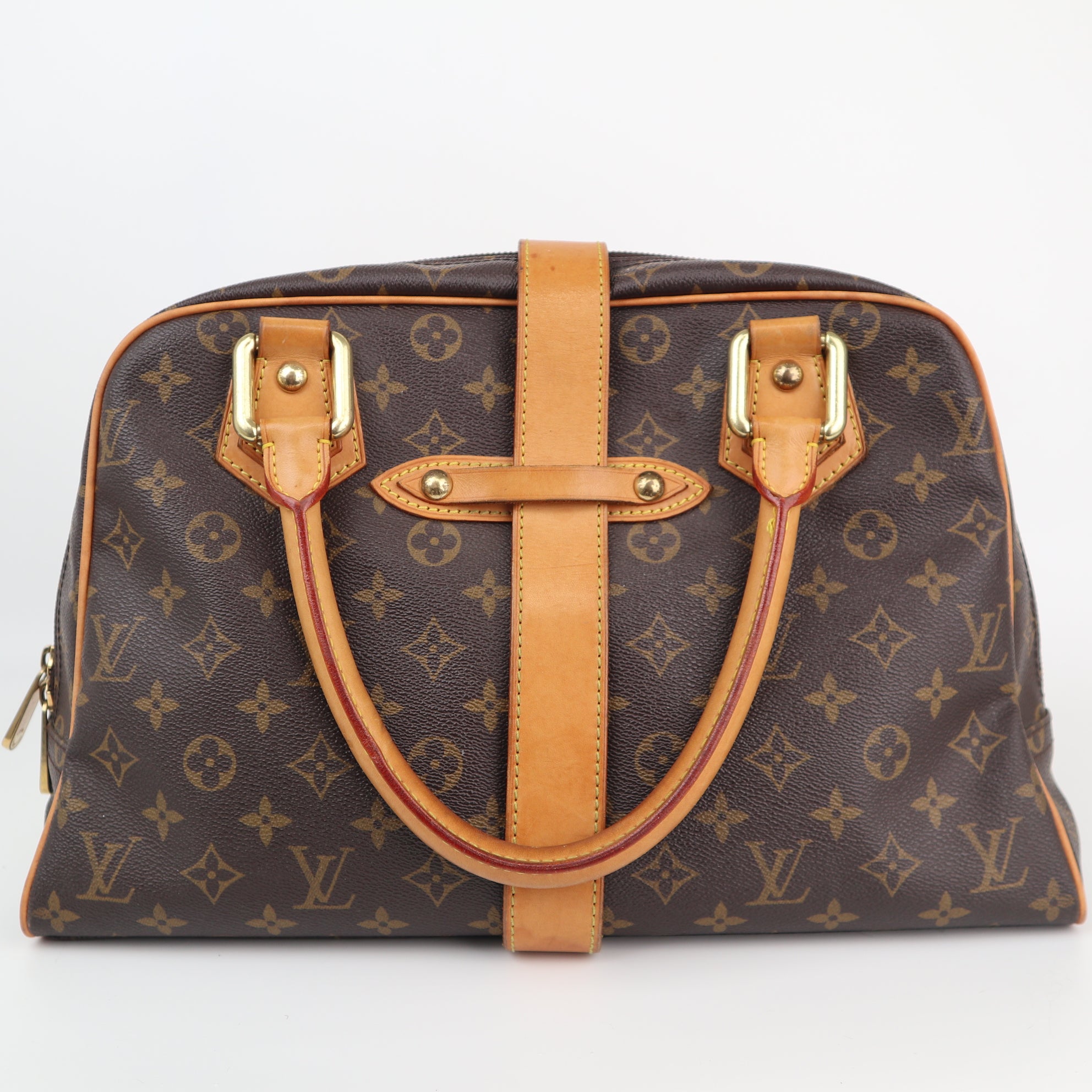 Louis Vuitton Monogram Canvas Manhattan GM Shoulder Bag C1650 | Pre-Owned Very Good Brown Monogram Canvas