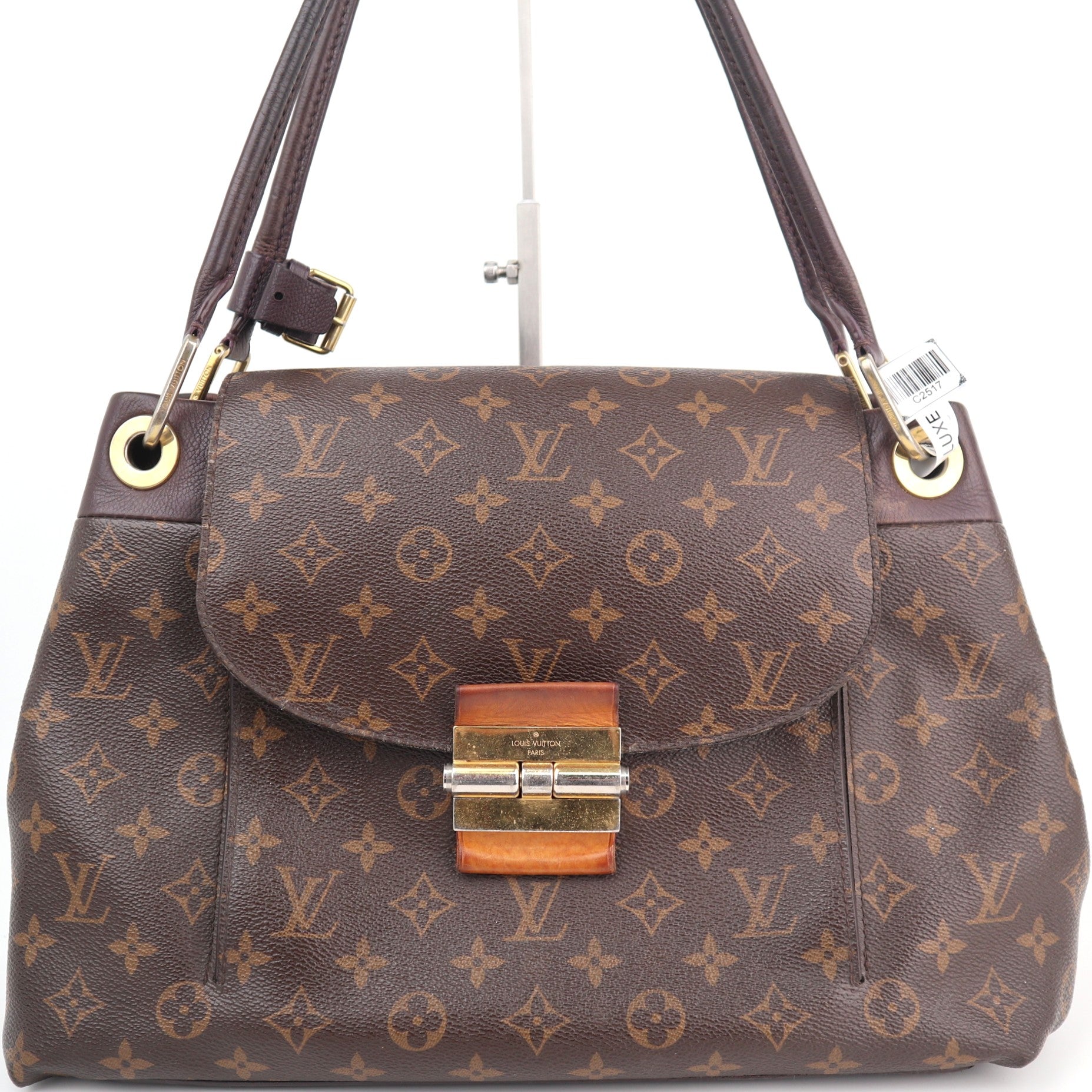 C2517 Louis Vuitton Shoulder Bag Monogram Olympe | Pre-Owned Very Good Brown Monogram Coated Canvas