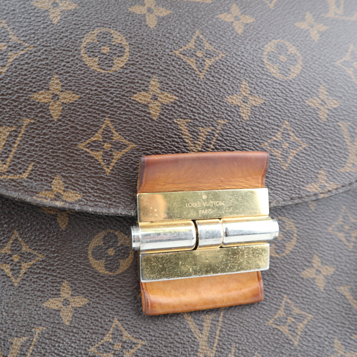 C2517 Louis Vuitton Shoulder Bag Monogram Olympe | Pre-Owned Very Good Brown Monogram Coated Canvas