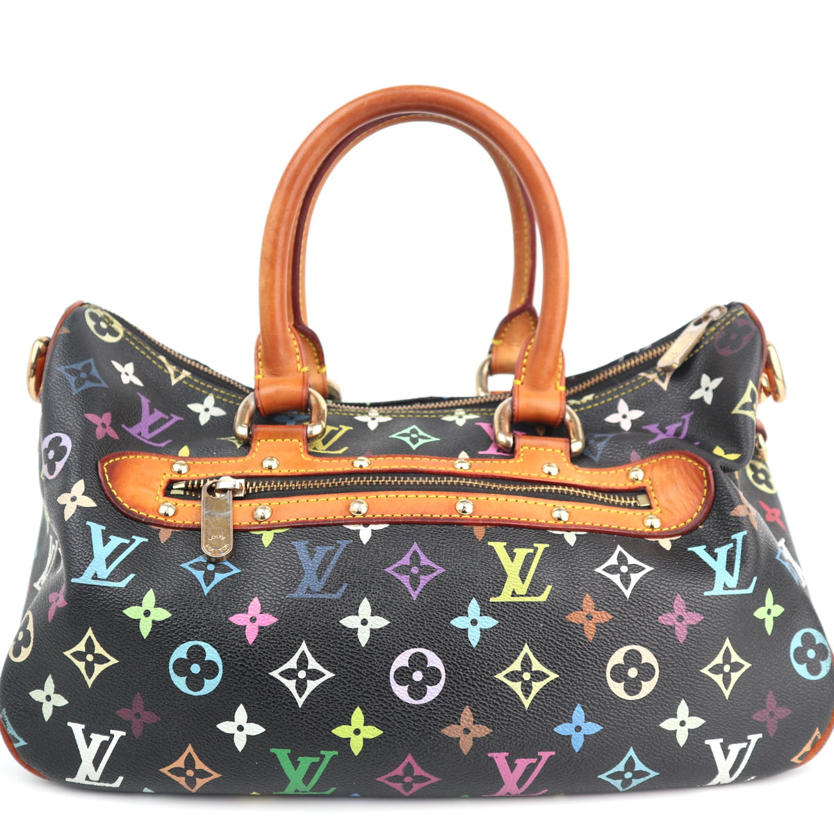 C2518 Louis Vuitton Top Handle Bag Monogram Multicolore Rita | Pre-Owned Very Good Multicolour Monogram Multicolore Coated Canvas