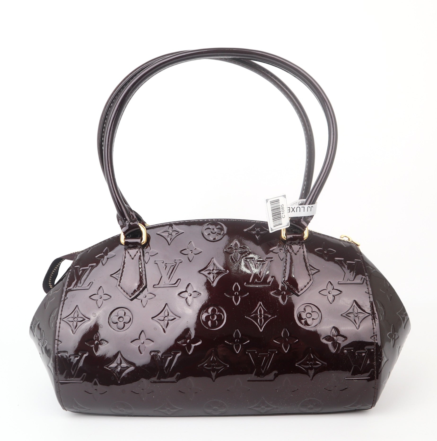 C1085 Louis Vuitton Monogram Vernis Sherwood PM Handbag-Pre Owned