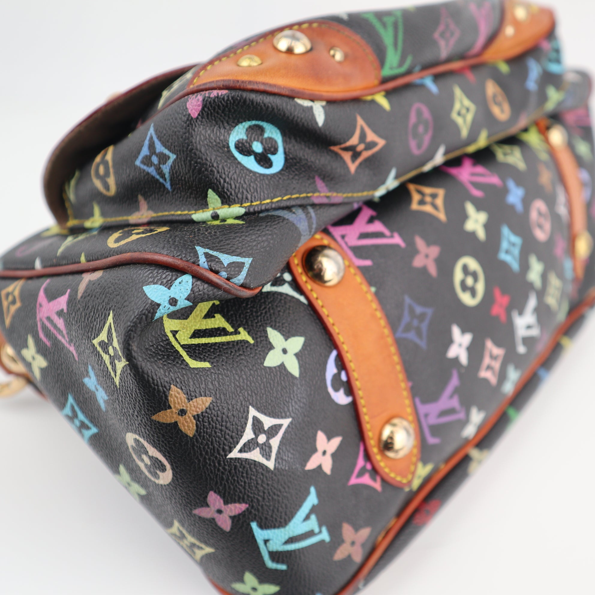 C2518 Louis Vuitton Top Handle Bag Monogram Multicolore Rita | Pre-Owned Very Good Multicolour Monogram Multicolore Coated Canvas