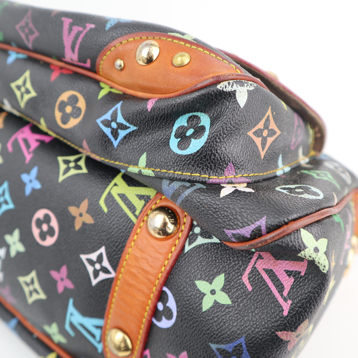 C2518 Louis Vuitton Top Handle Bag Monogram Multicolore Rita | Pre-Owned Very Good Multicolour Monogram Multicolore Coated Canvas