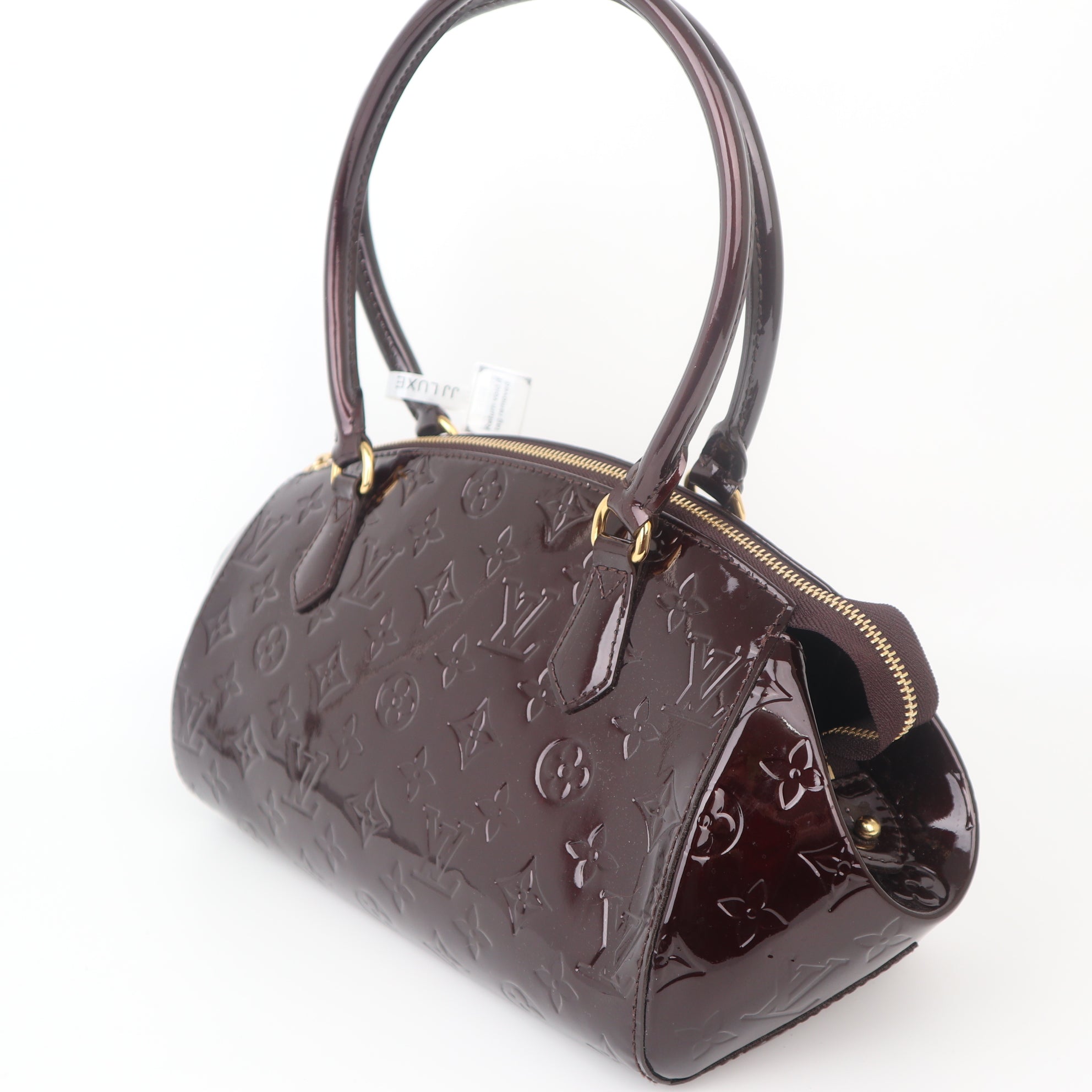 C1085 Louis Vuitton Monogram Vernis Sherwood PM Handbag-Pre Owned