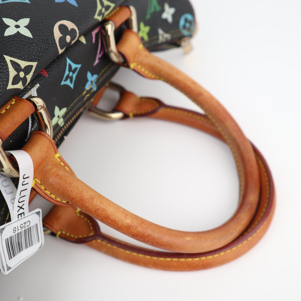 C2518 Louis Vuitton Top Handle Bag Monogram Multicolore Rita | Pre-Owned Very Good Multicolour Monogram Multicolore Coated Canvas