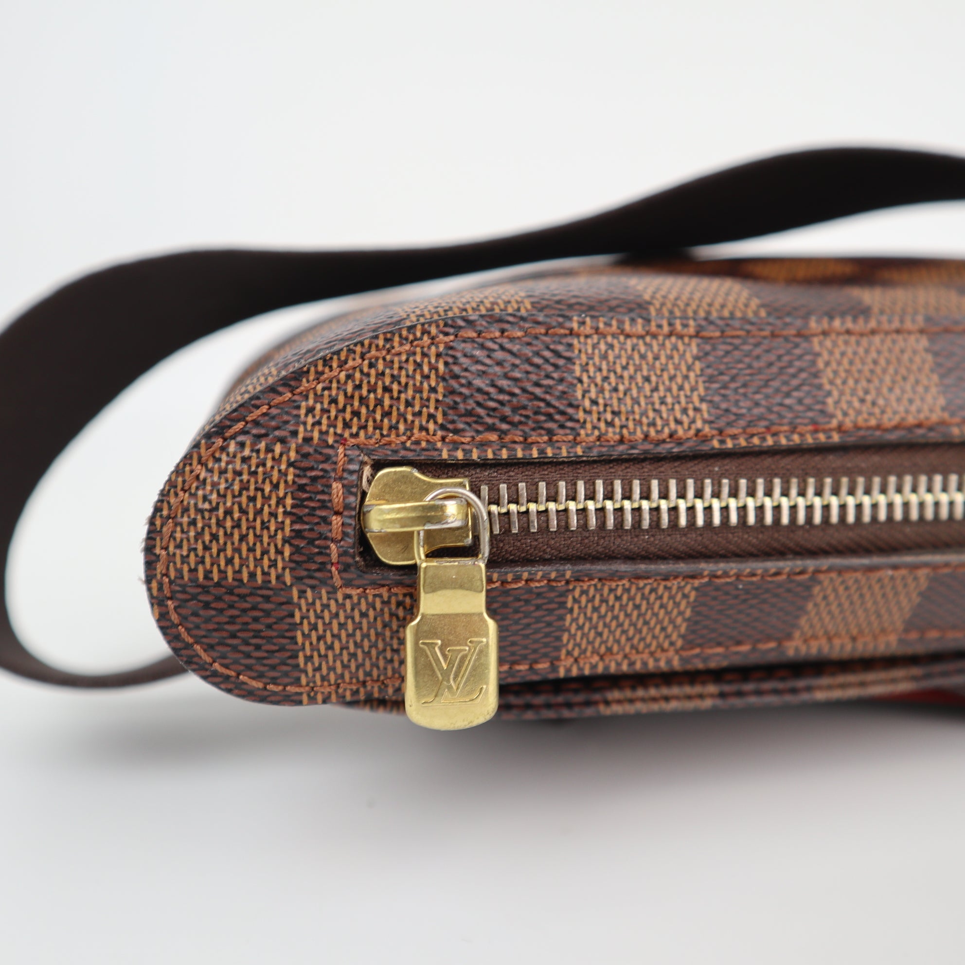 Louis Vuitton Damier Canvas Geronimos Hip Bag Shoulder Bag C1653 | Pre-Owned Excellent Brown Damier Canvas