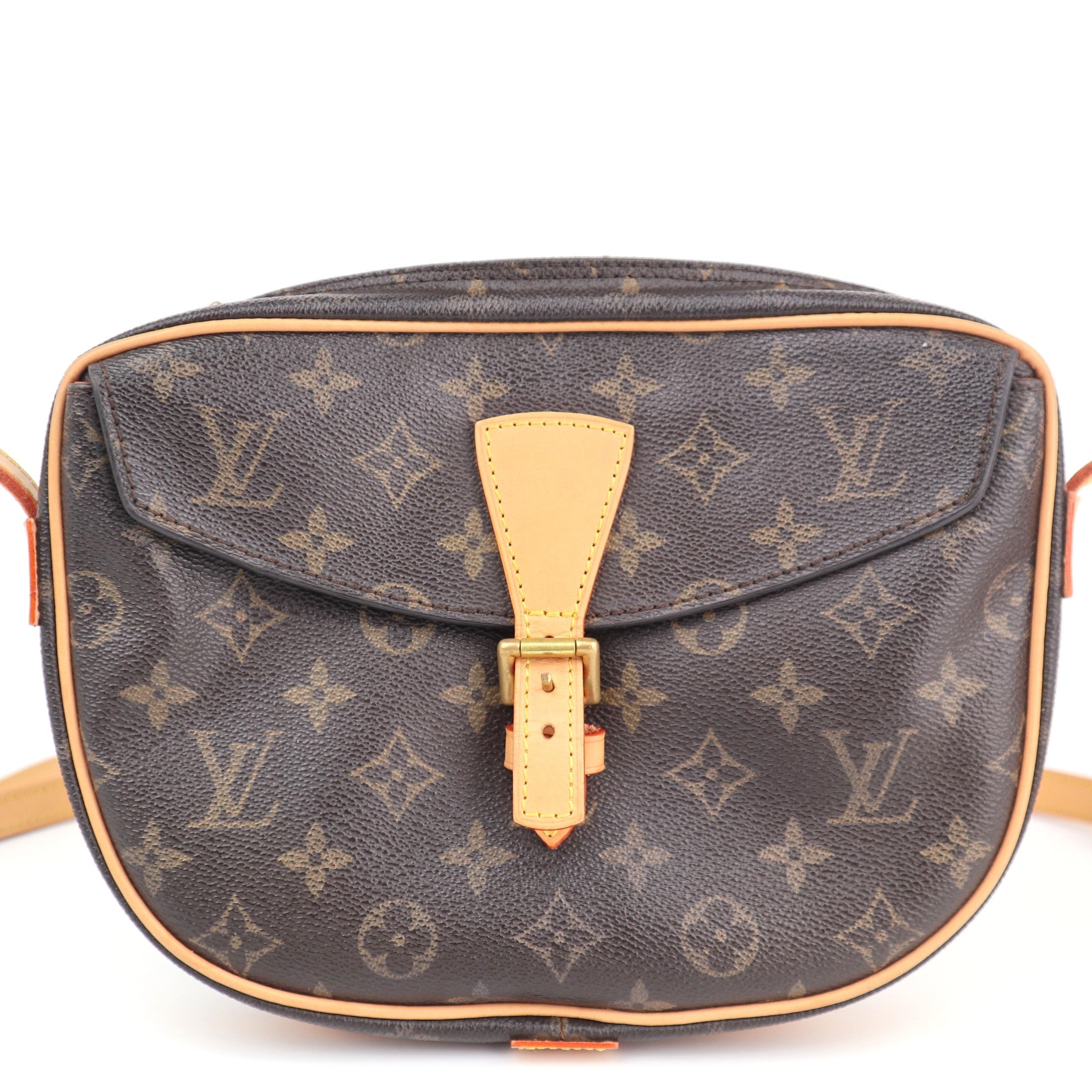 C2520R Louis Vuitton Crossbody Bag Monogram Jeune Fille MM | Pre-Owned Excellent Brown Monogram Coated Canvas