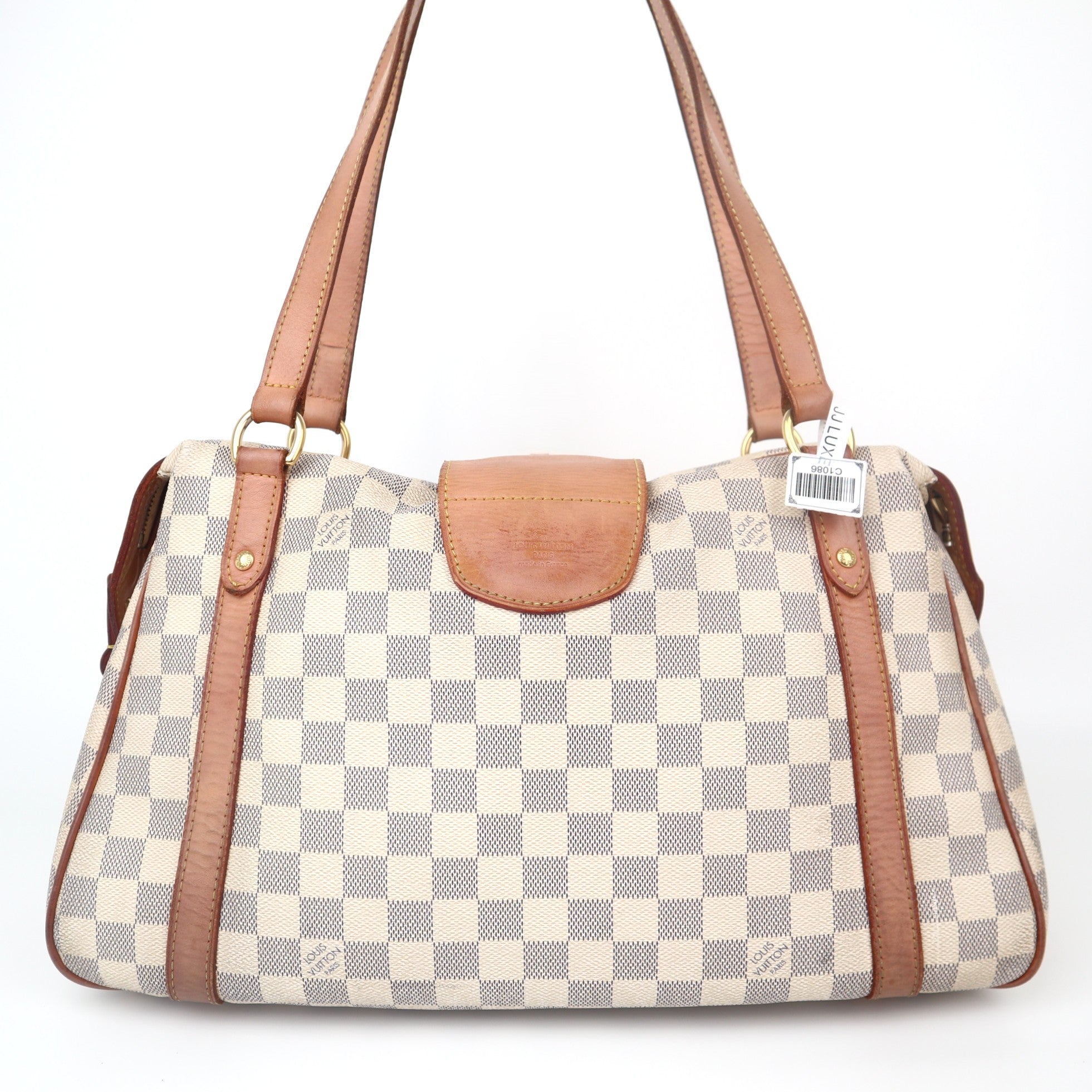 C1086 Louis Vuitton Stresa  Damier Azur Canvas-Pre Owned