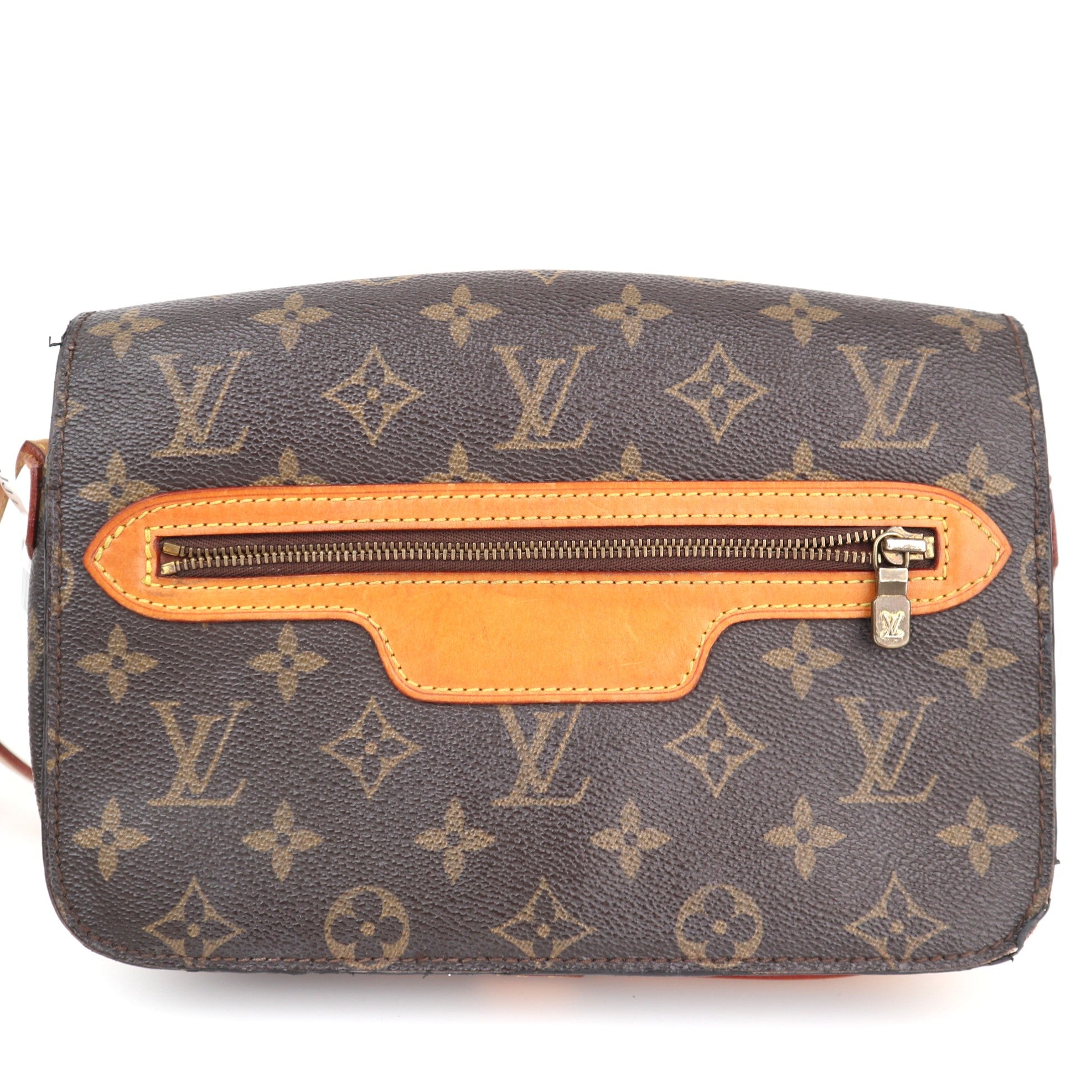 Louis Vuitton Monogram Saint Germain Shoulder Bag C1657 | Pre-Owned Very Good Brown Monogram Canvas