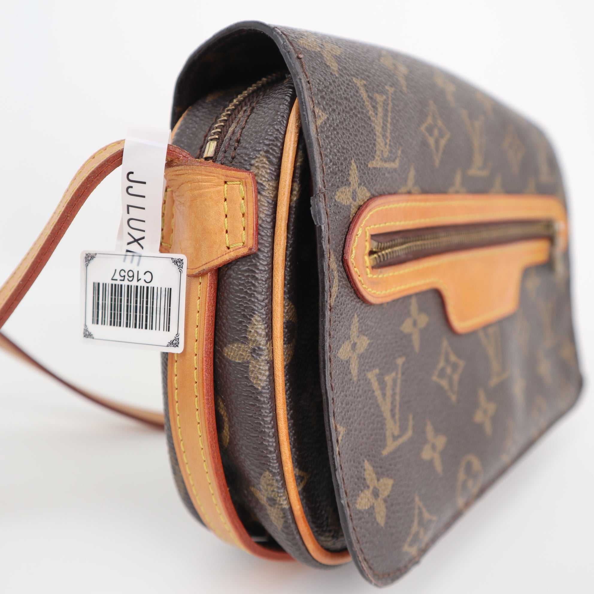 Louis Vuitton Monogram Saint Germain Shoulder Bag C1657 | Pre-Owned Very Good Brown Monogram Canvas