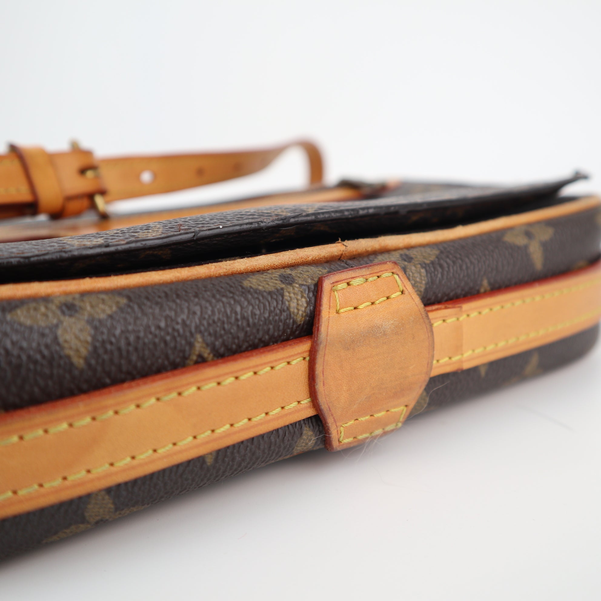 Louis Vuitton Monogram Saint Germain Shoulder Bag C1657 | Pre-Owned Very Good Brown Monogram Canvas