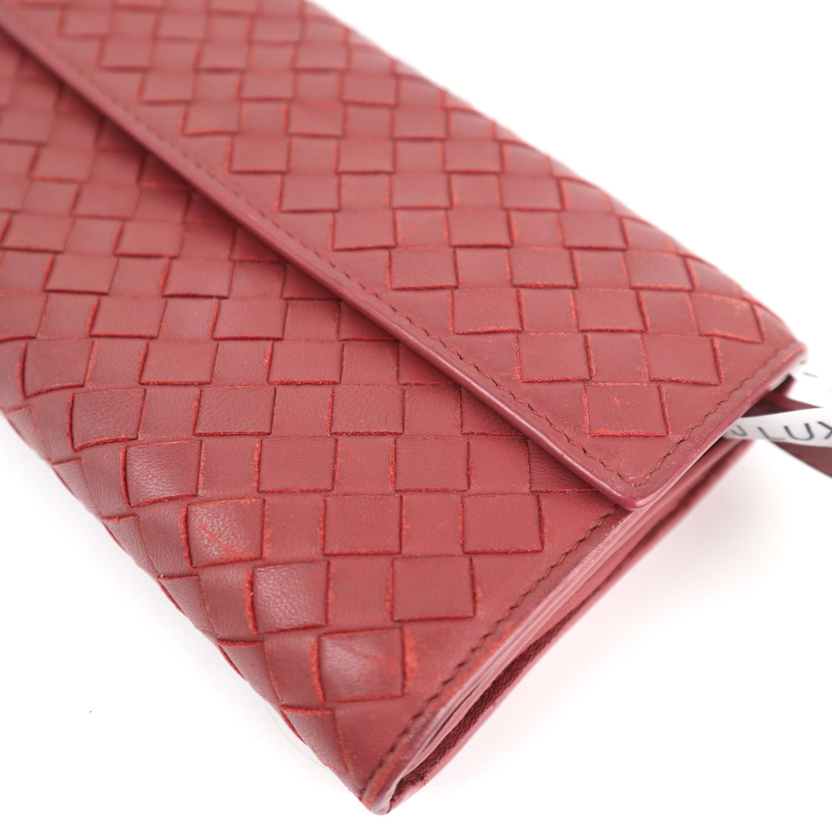 C2526# Bottega Veneta Wallet Nappa Intrecciato Continental Wallet | Pre-Owned Very Good Intrecciato Leather