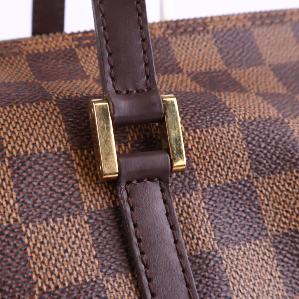 J2955 Louis Vuitton Shoulder Bag Damier Ebene Papillon 30 | Pre-Owned Brown Damier Ebene Coated Canvas; Leather