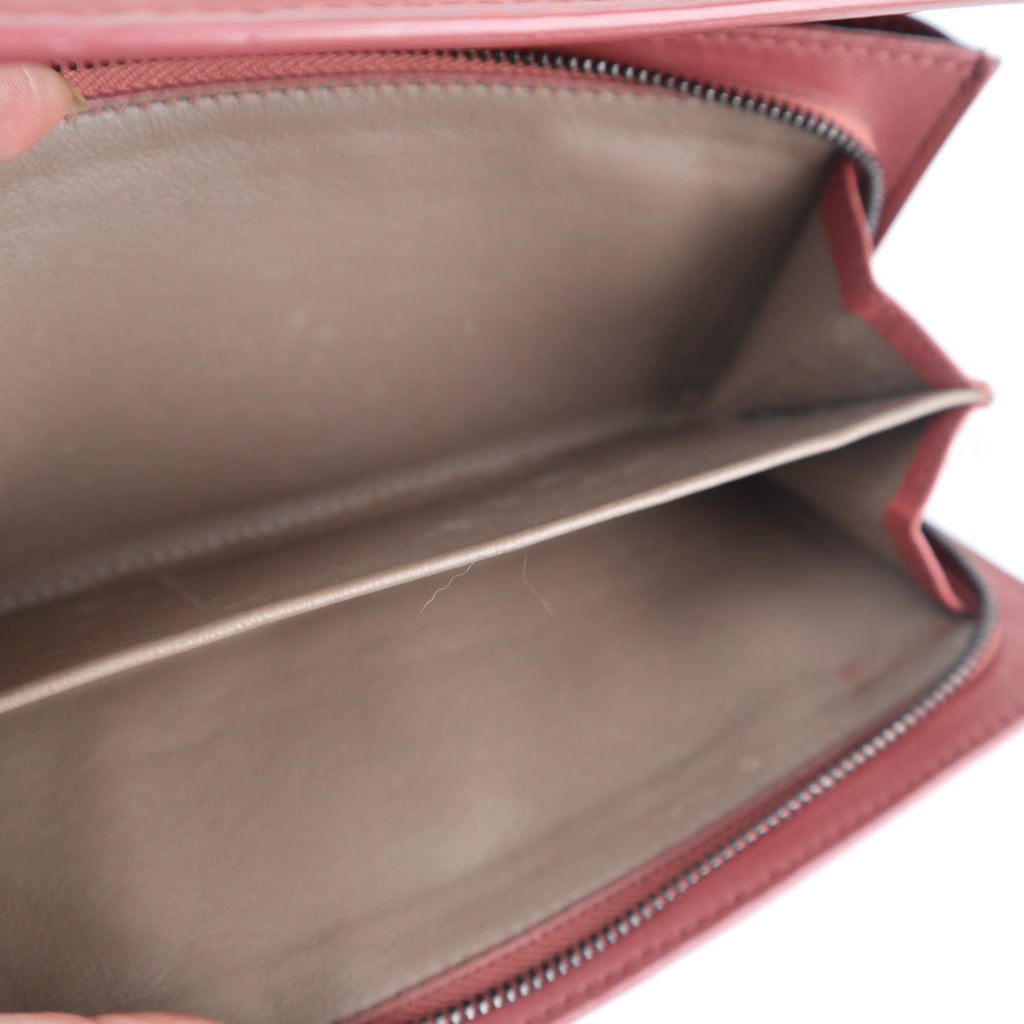 C2526# Bottega Veneta Wallet Nappa Intrecciato Continental Wallet | Pre-Owned Very Good Intrecciato Leather