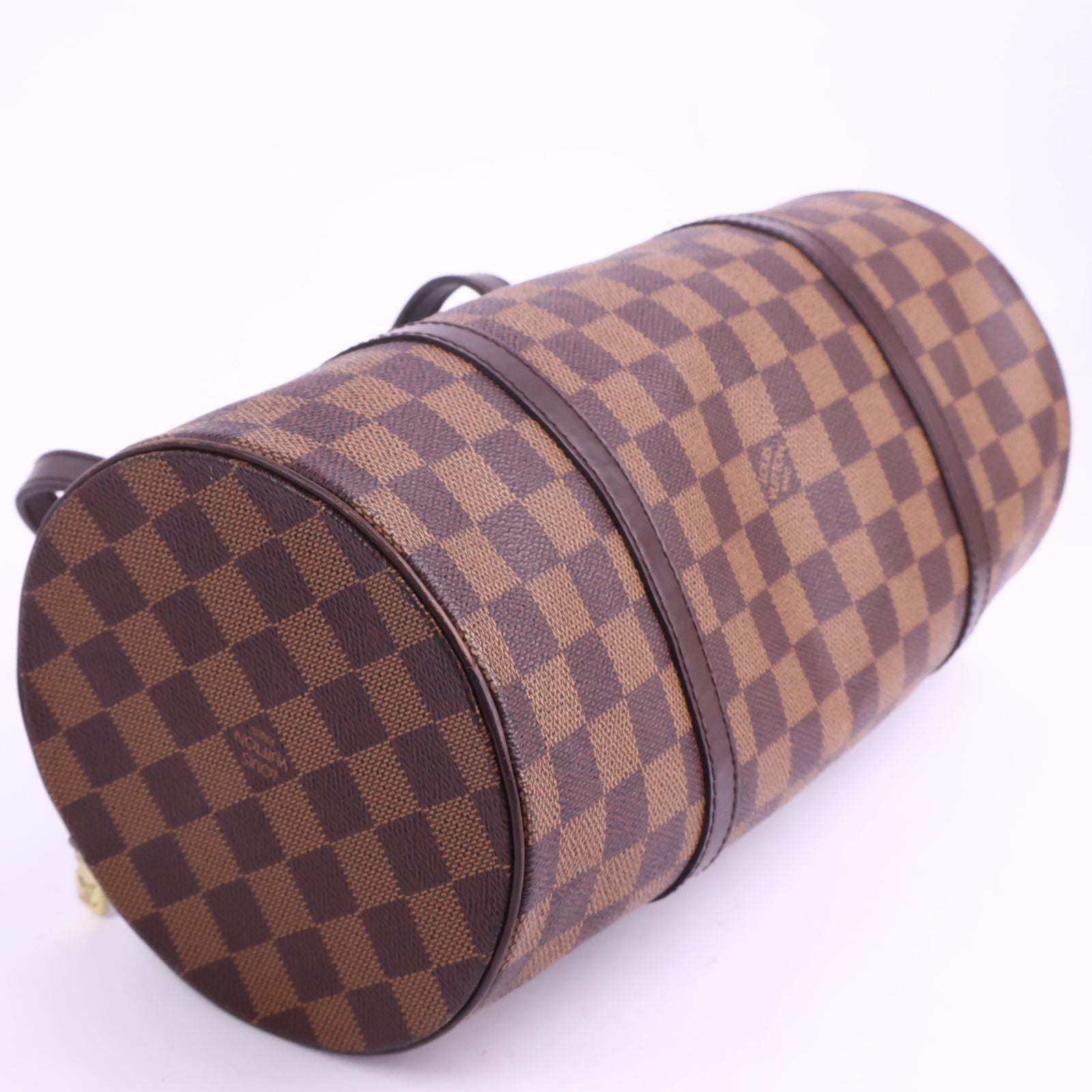 J2955 Louis Vuitton Shoulder Bag Damier Ebene Papillon 30 | Pre-Owned Brown Damier Ebene Coated Canvas; Leather