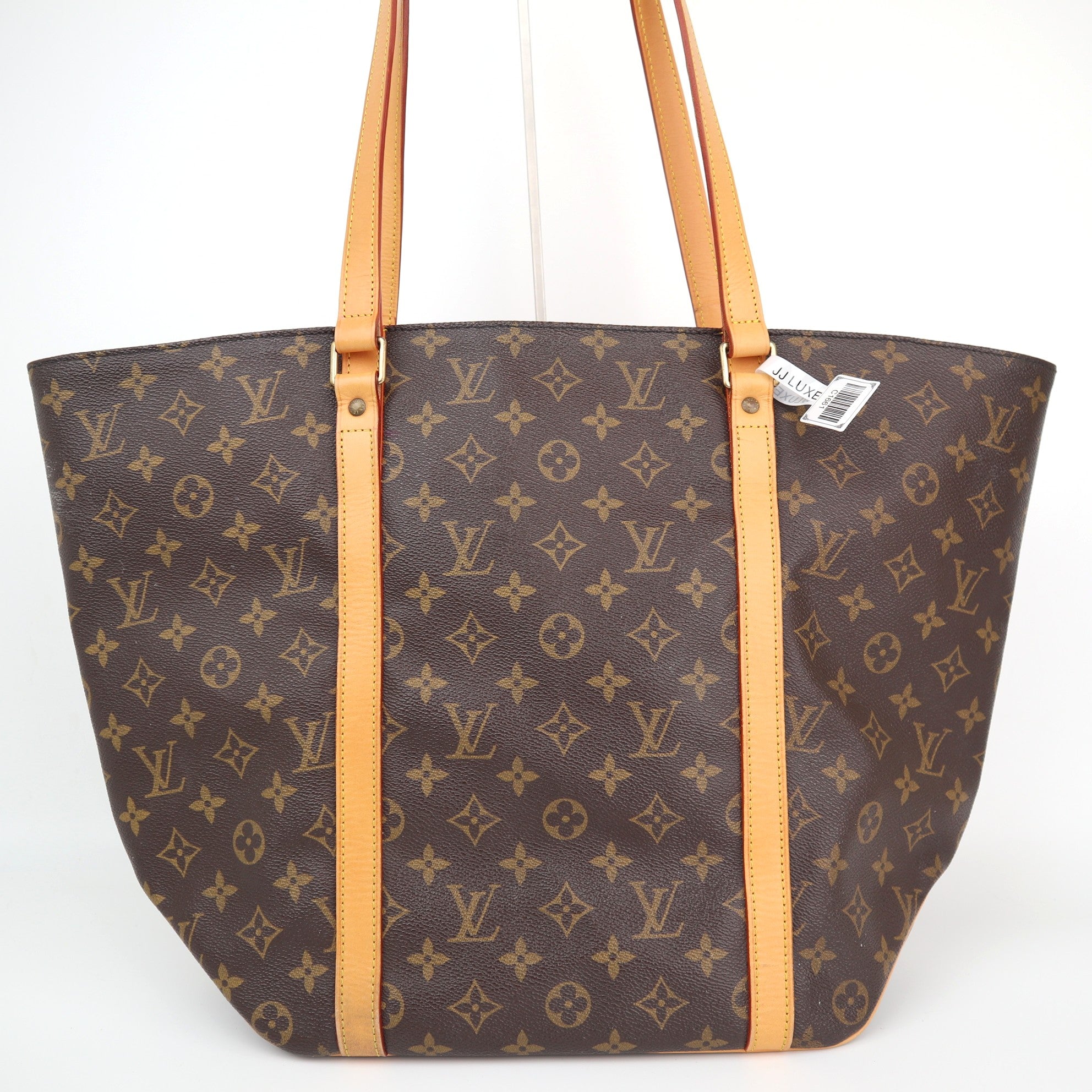 Louis Vuitton Monogram Canvas Sac Shopping Tote Shoulder Bag C1661R | Pre-Owned Very Good Brown Monogram Canvas