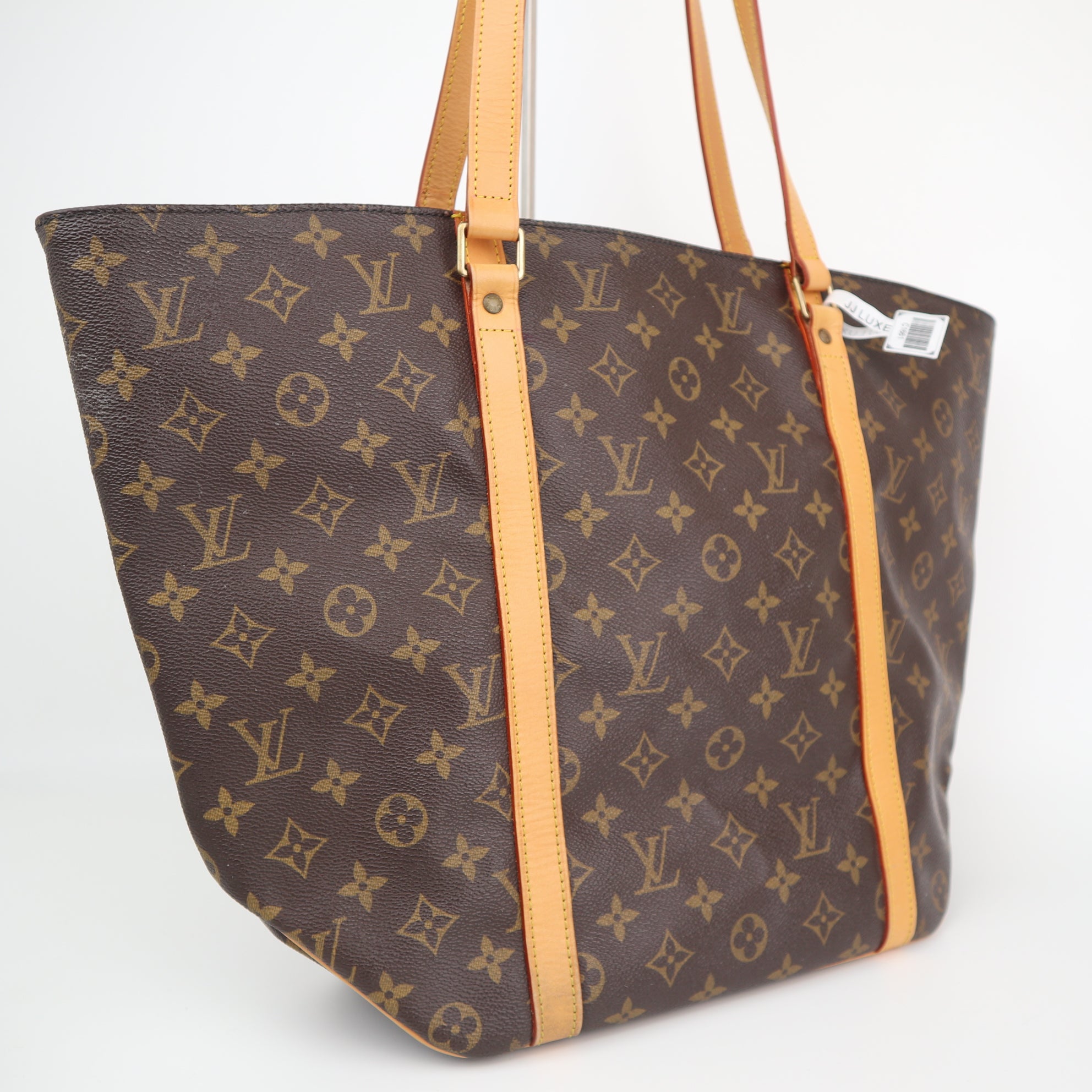 Louis Vuitton Monogram Canvas Sac Shopping Tote Shoulder Bag C1661R | Pre-Owned Very Good Brown Monogram Canvas