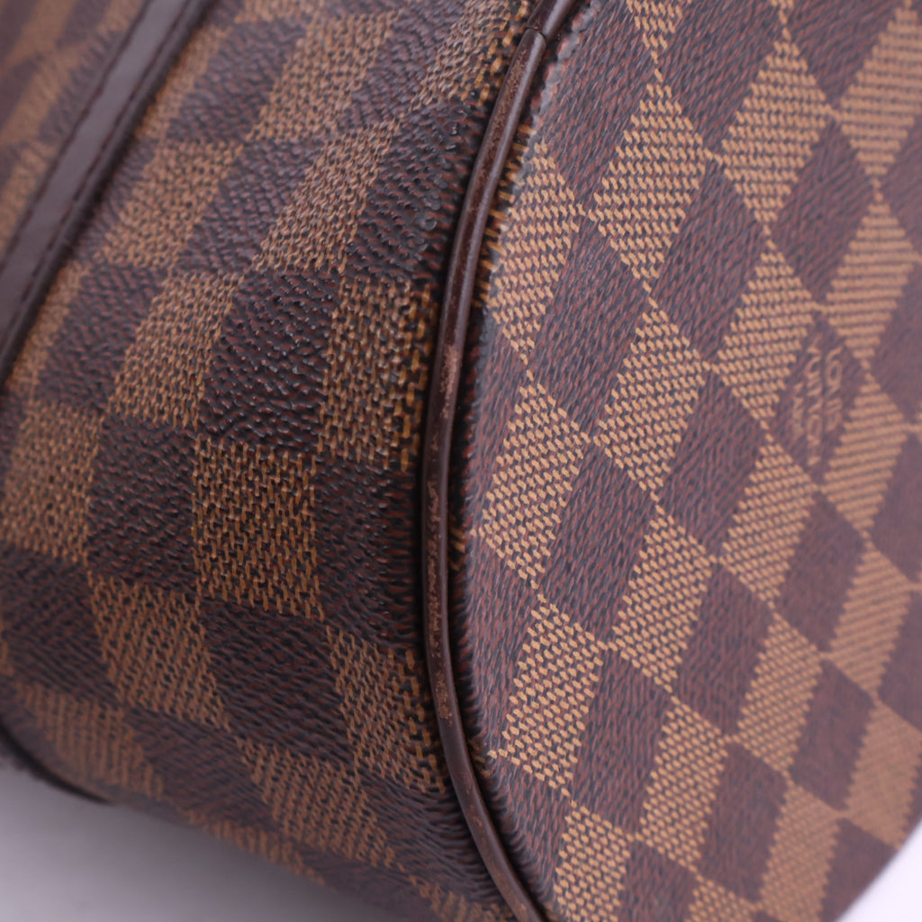 J2955 Louis Vuitton Shoulder Bag Damier Ebene Papillon 30 | Pre-Owned Brown Damier Ebene Coated Canvas; Leather