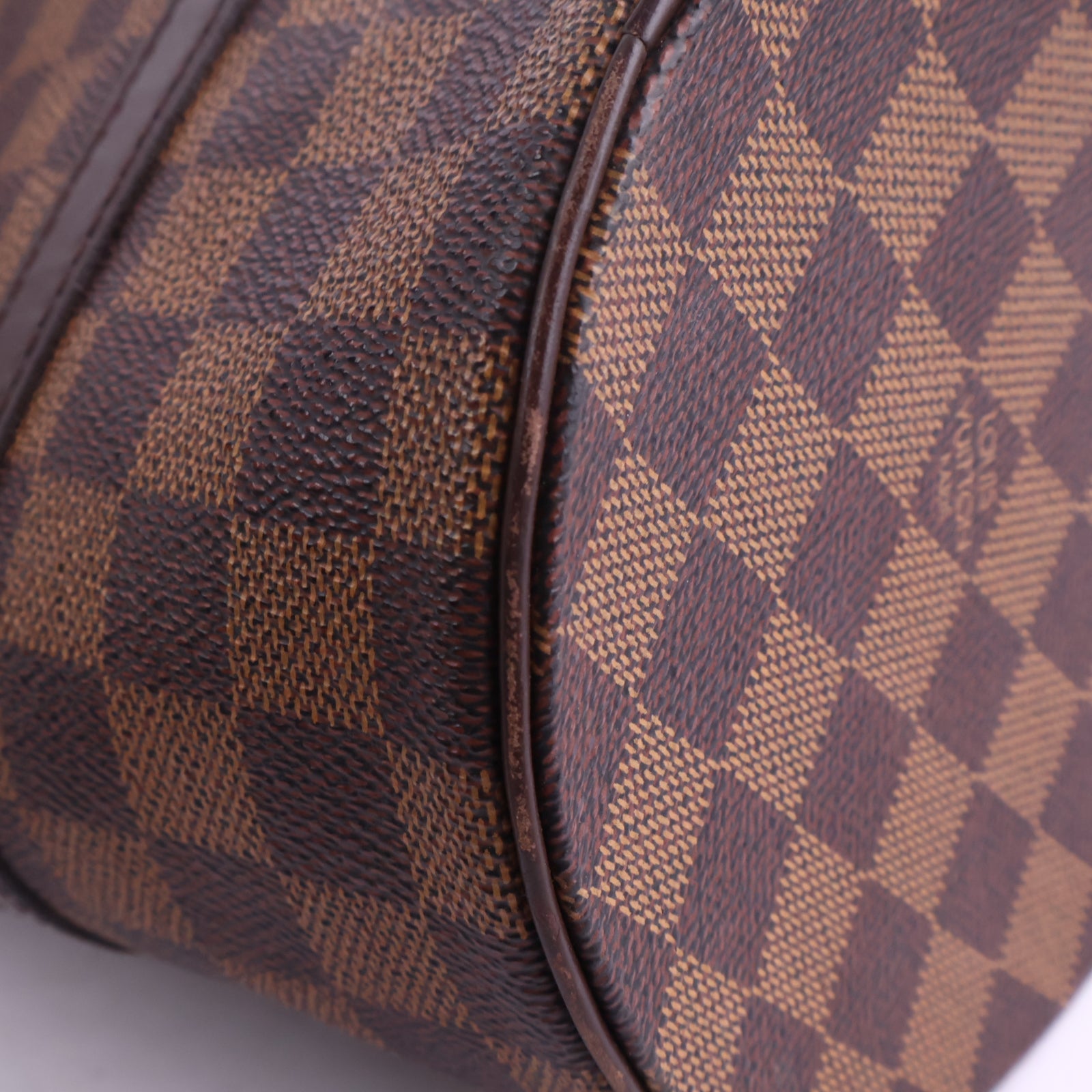 J2955 Louis Vuitton Shoulder Bag Damier Ebene Papillon 30 | Pre-Owned Brown Damier Ebene Coated Canvas; Leather