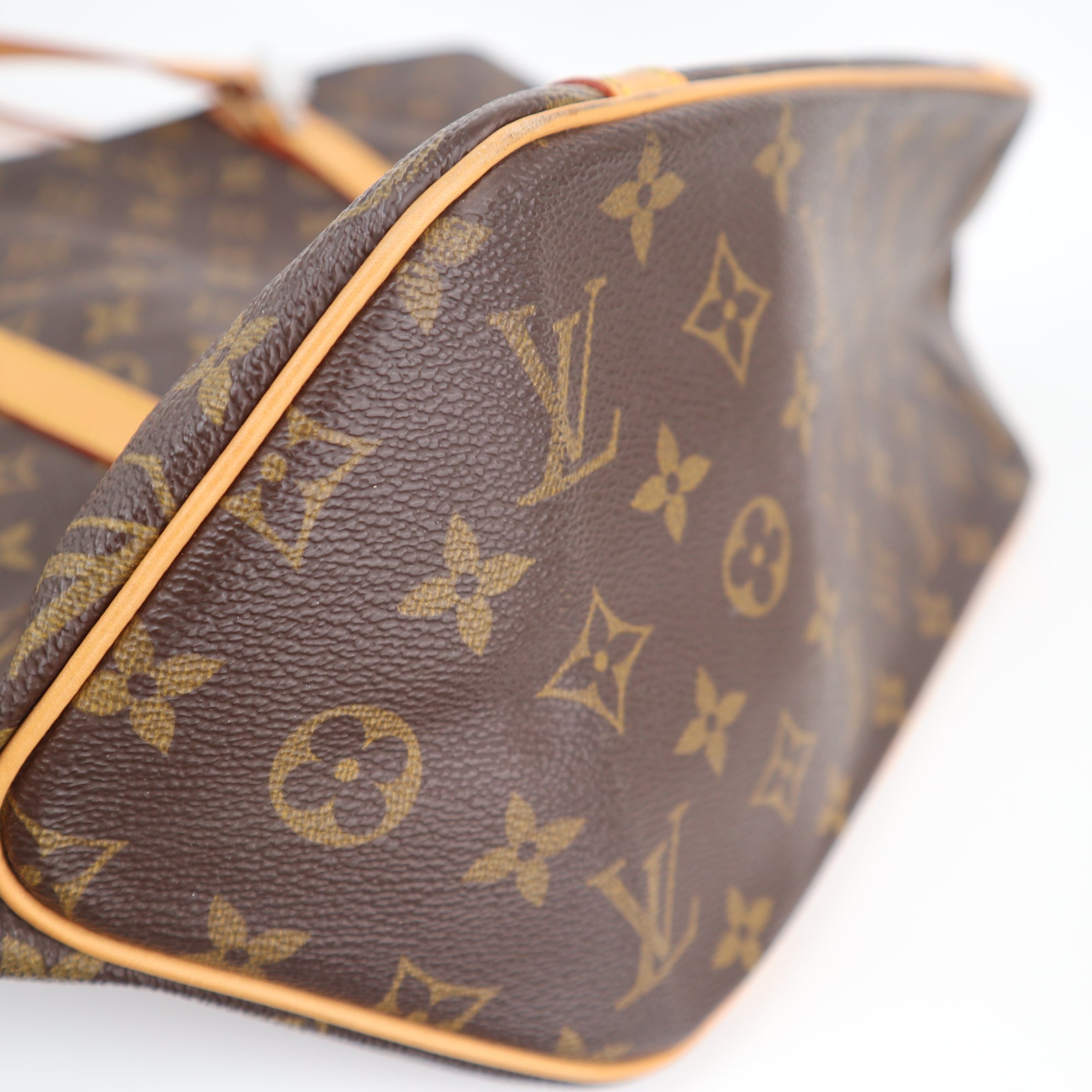 Louis Vuitton Monogram Canvas Sac Shopping Tote Shoulder Bag C1661R | Pre-Owned Very Good Brown Monogram Canvas